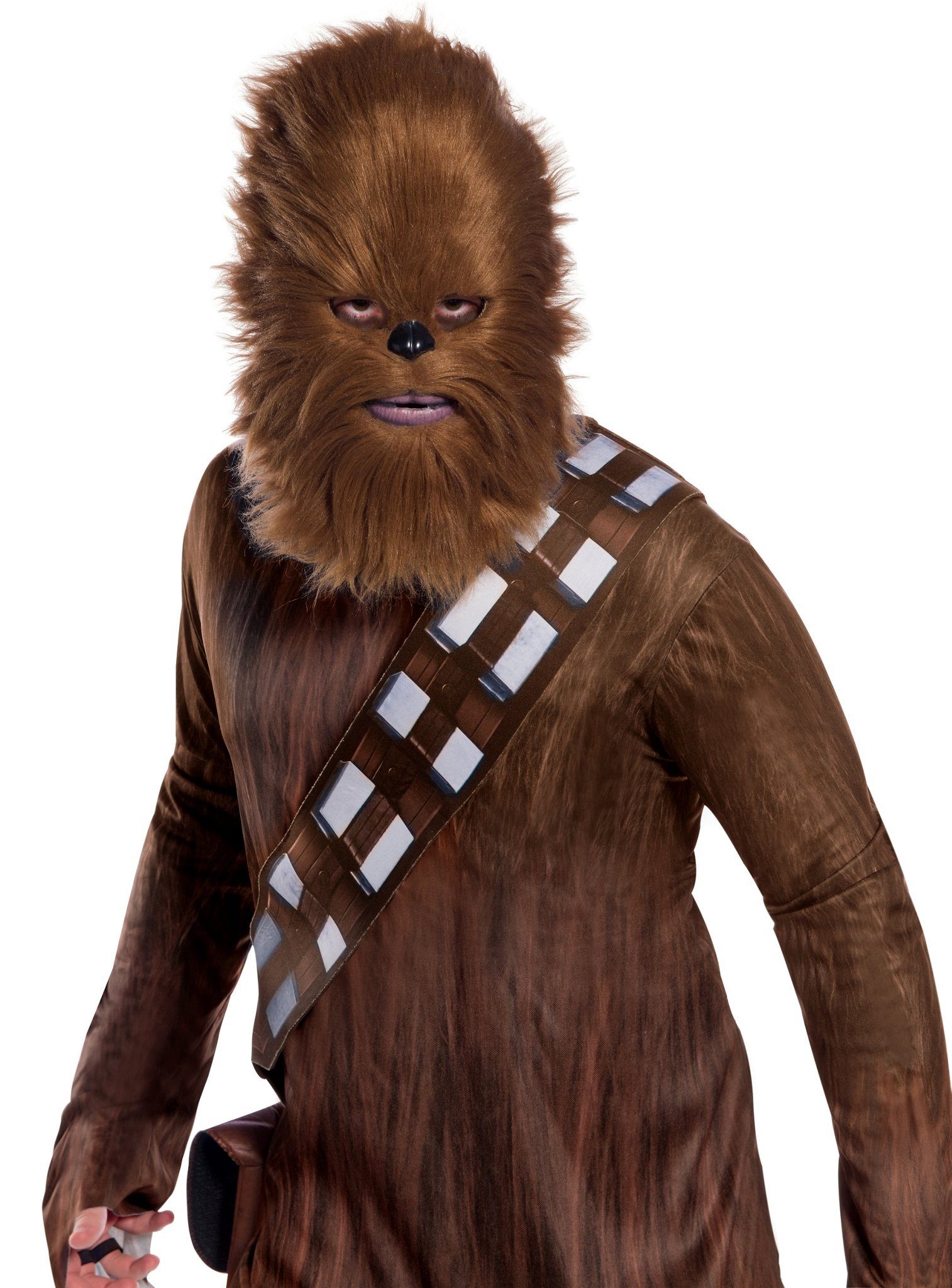 Rubie´s Verkleidungsmaske Star Wars - Chewbacca Maske mit Fell, Pelzige  Maske des haarigen Wookies