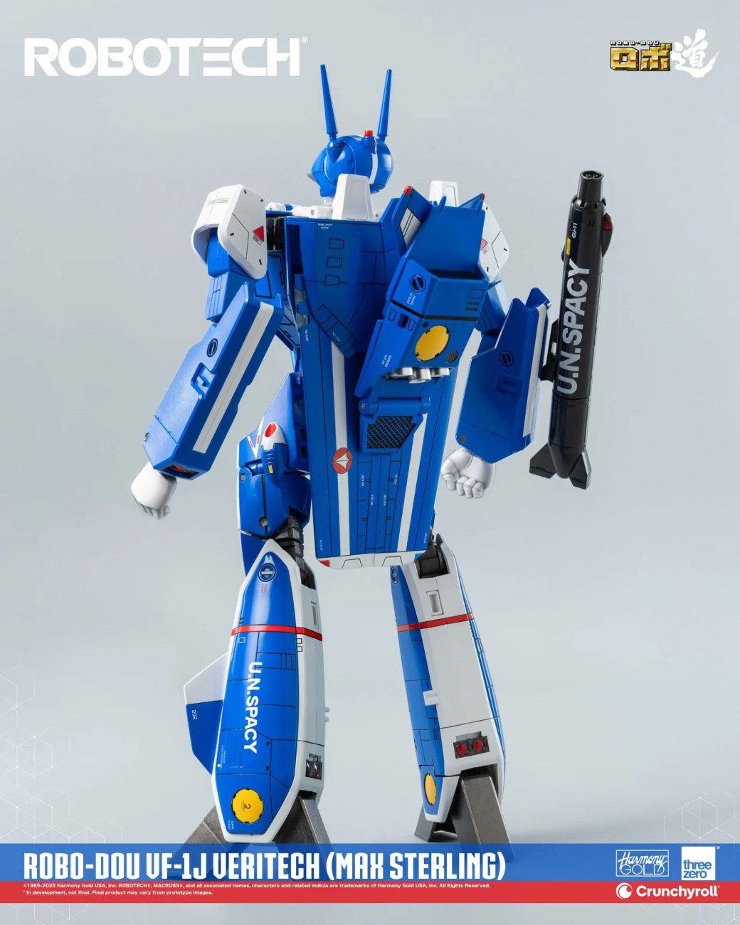 ThreeZero Actionfigur Robotech Actionfigur ROBO-DOU VF-1J Veritech (Max Sterling) 20 cm