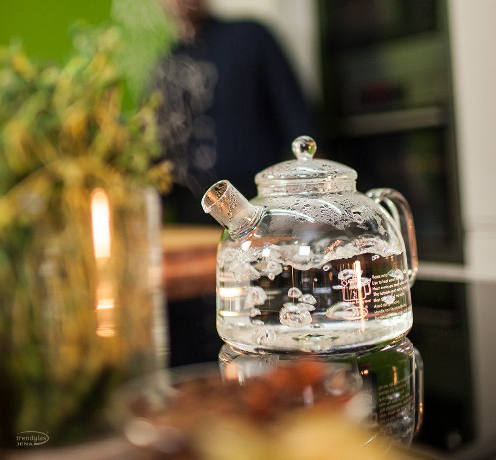 Trendglas Jena Wasserkocher, 1,75 l, Borosilikatglas