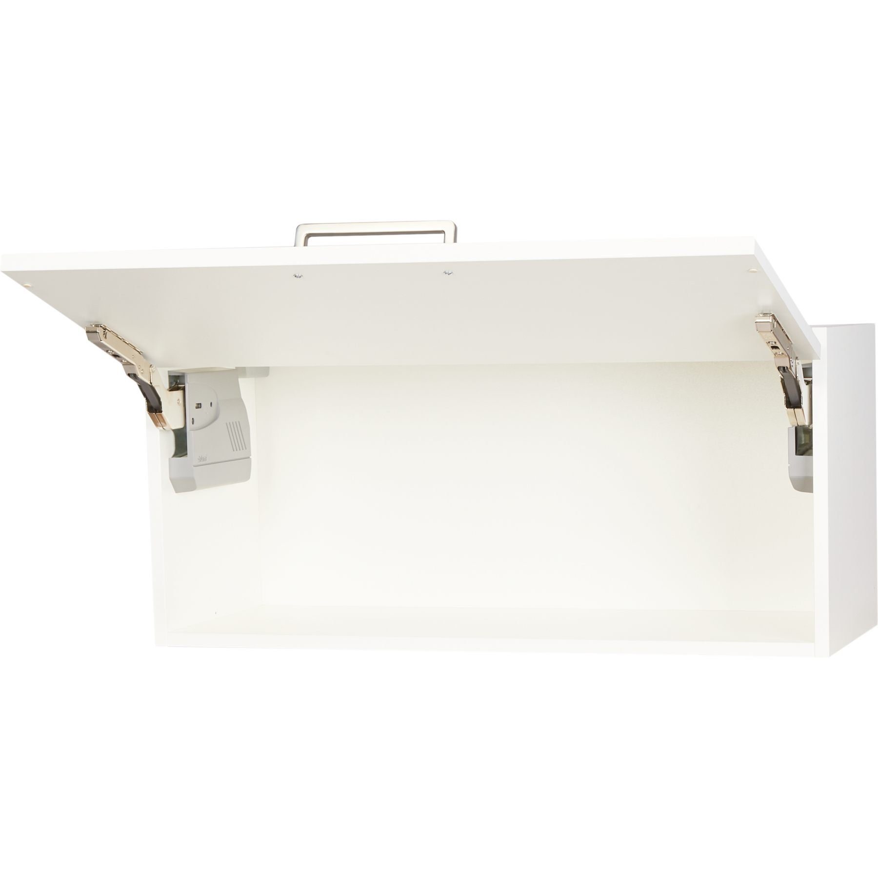 nobilia® Klapphängeschrank WK 80-36 Metallgriff Schwarz 726, hochwertig + komplett vormontiert