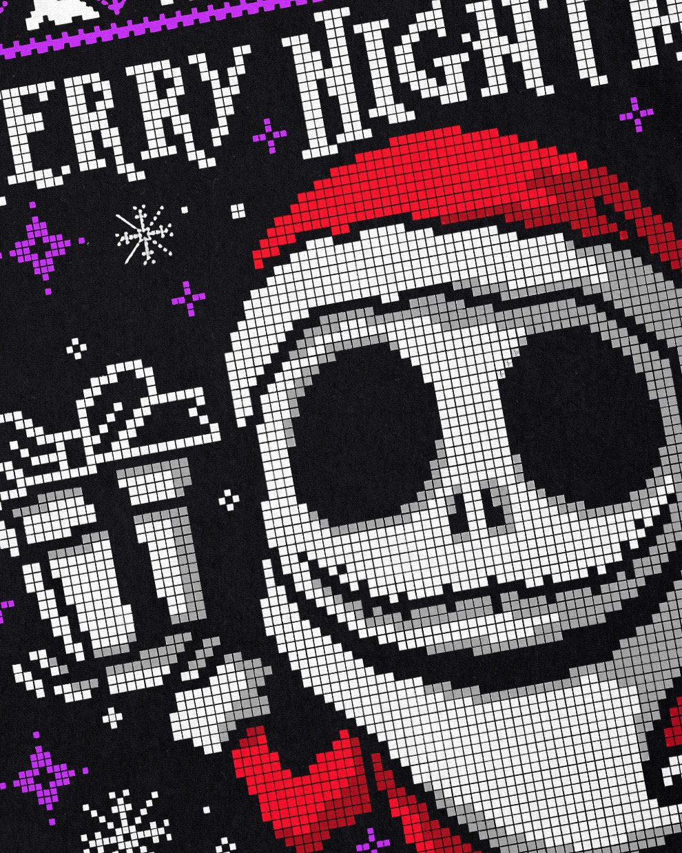 style3 T-Shirt Nightmare skellington jack christmas before ugly sweater wei günstig online kaufen