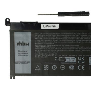 vhbw kompatibel mit Dell Inspiron 14-3482-D1105S, 14-3482-D1205S, Laptop-Akku Li-Polymer 3650 mAh (11,4 V)
