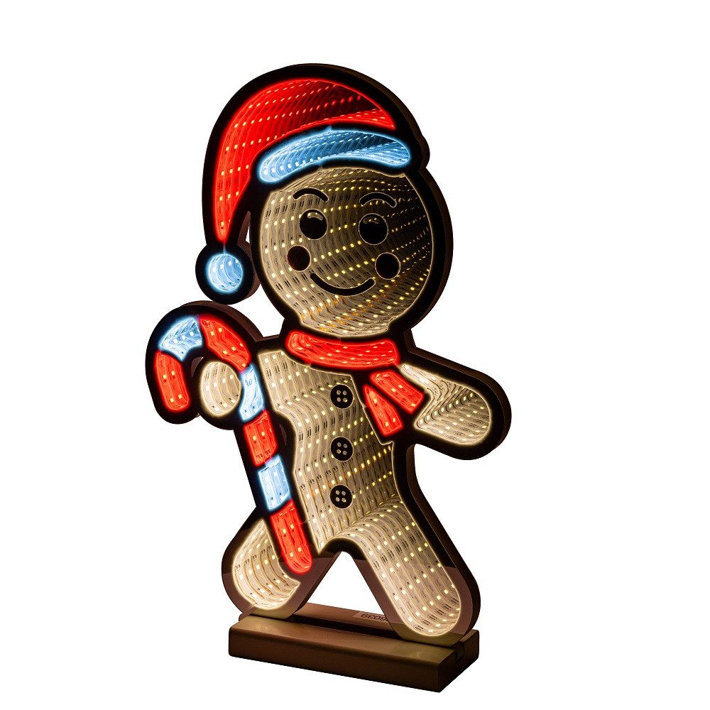 Star-Max LED Fensterbild 36040 LED-Lebkuchenmann mit Infinity Effekt 301 SM günstig online kaufen