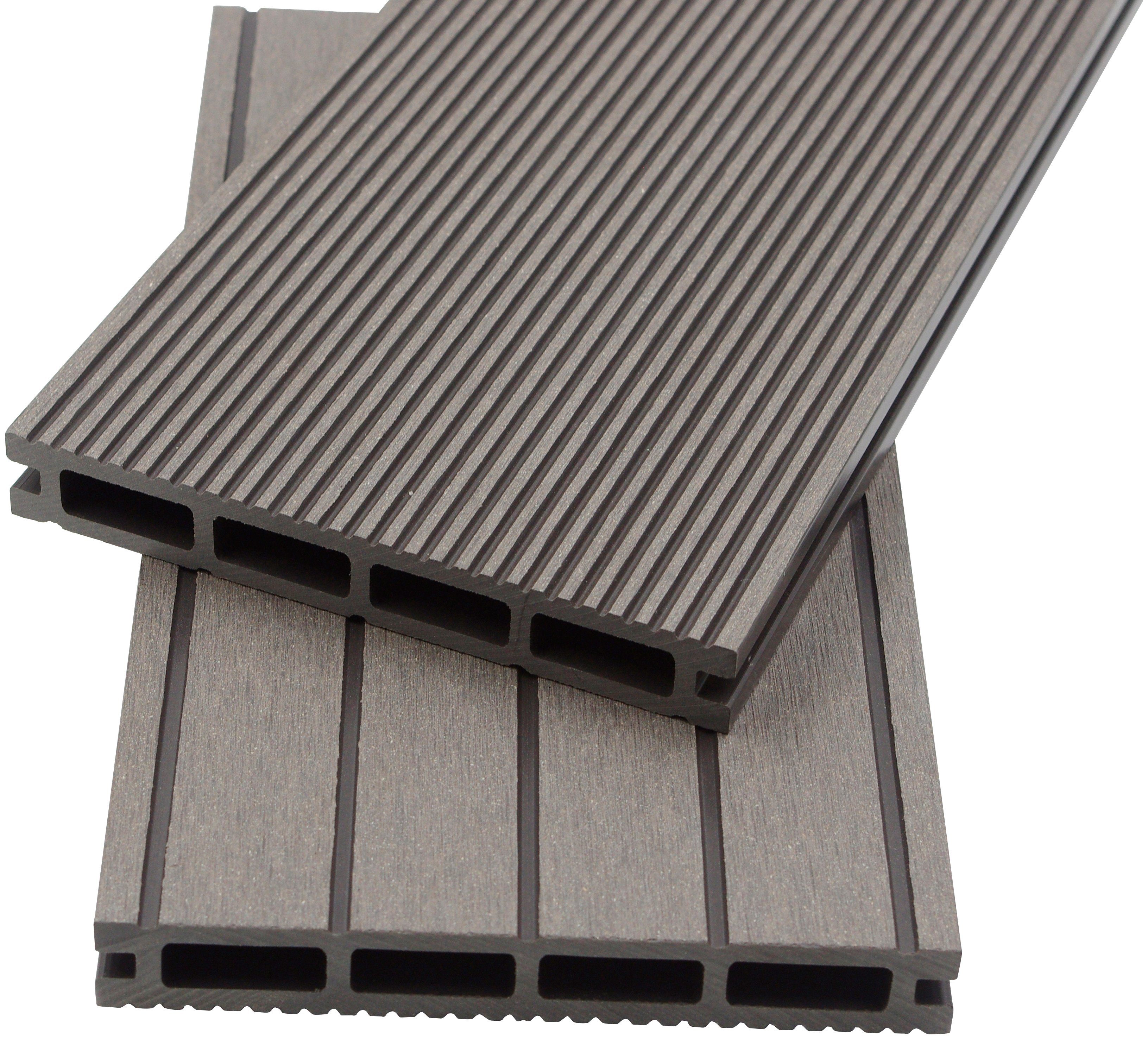 HOME DELUXE KomplettSet WPCTerrassendielen , inkl. Unterkonstruktion