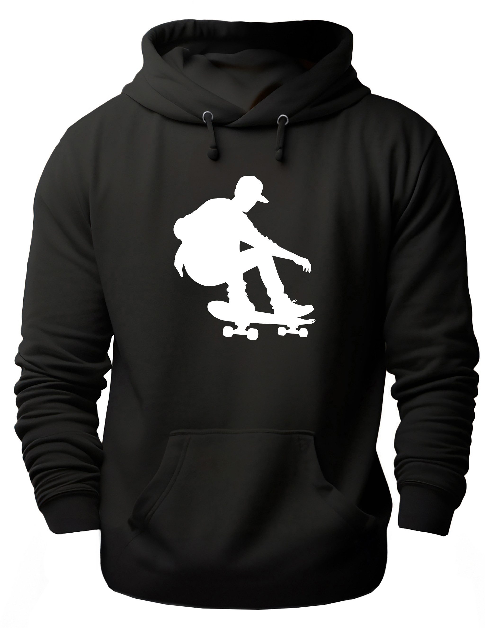 Hoodie Skater Kapuzen Pulli - Skateboarder