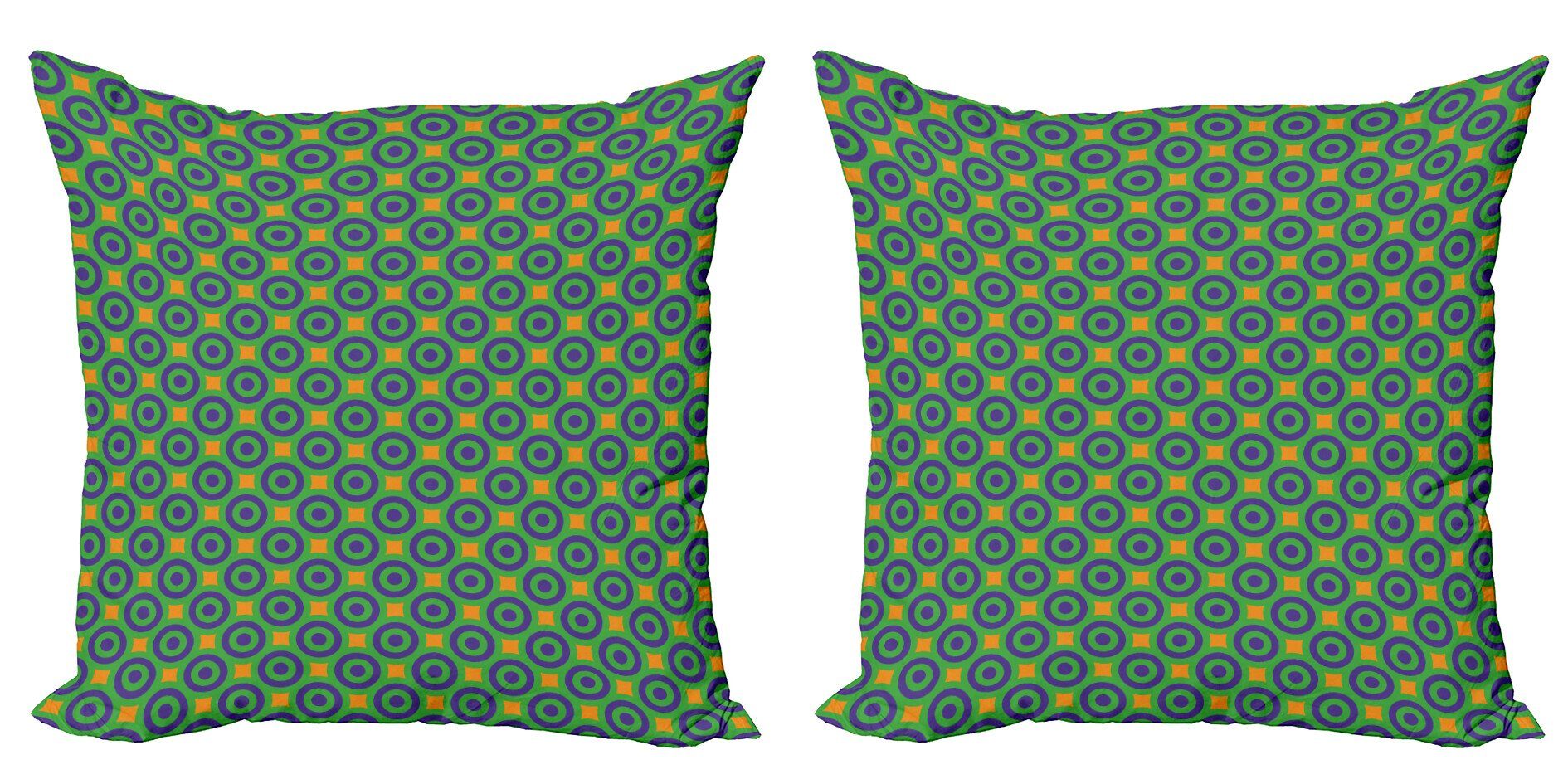 Geometrisch Stück), und (2 Digitaldruck, Ziel Kreise Doppelseitiger Abakuhaus Accent Kissenbezüge Modern Formen