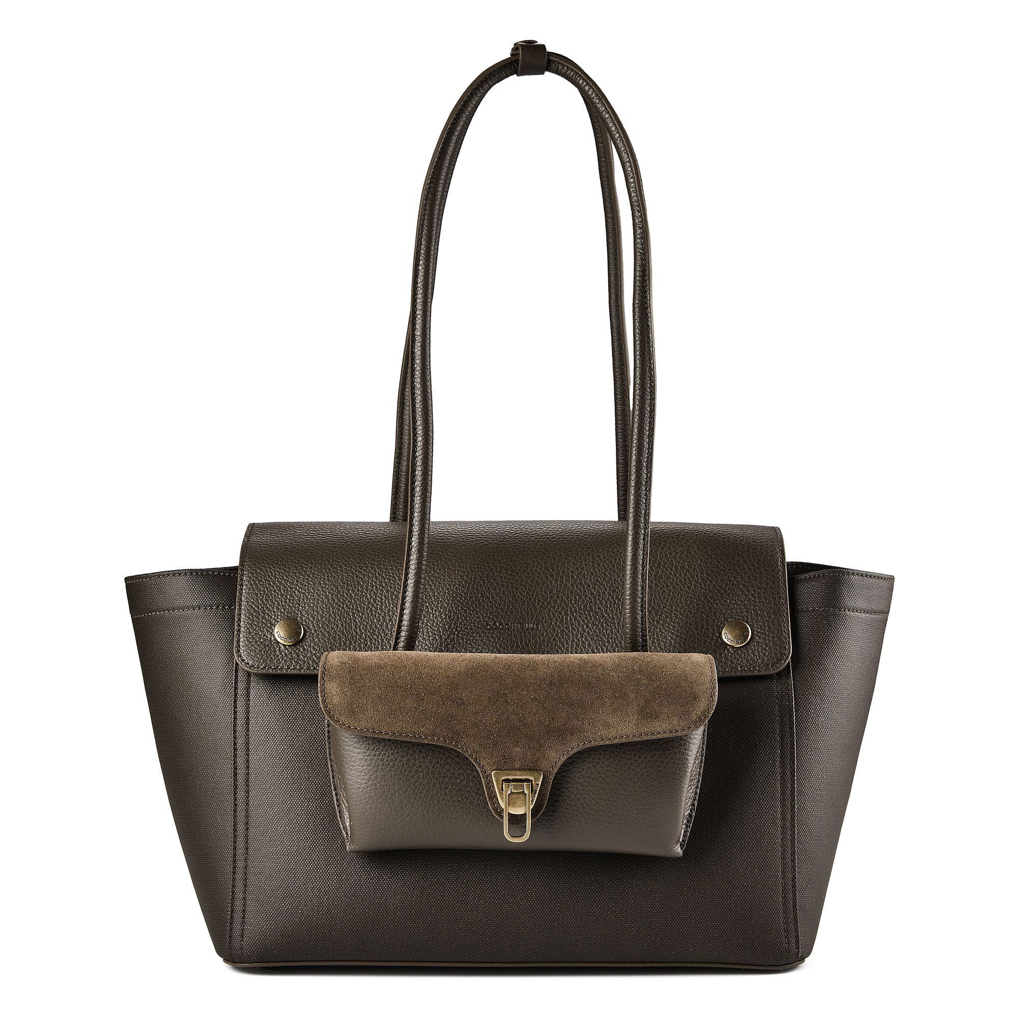 COCCINELLE Schultertasche Double Beat, Leder