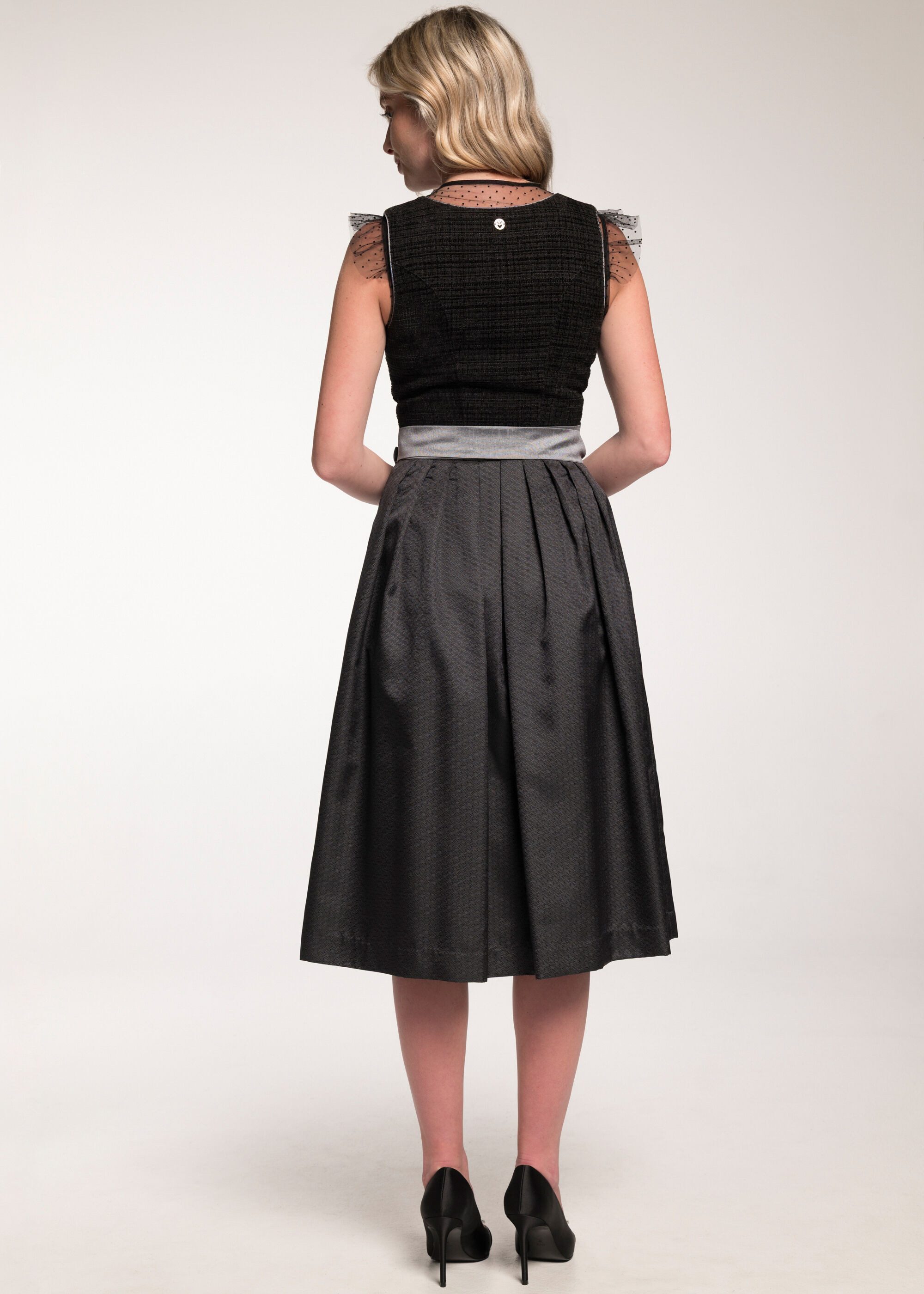 Spieth & Wensky Dirndl Gelila (1-tlg) mit grauen Akzenten