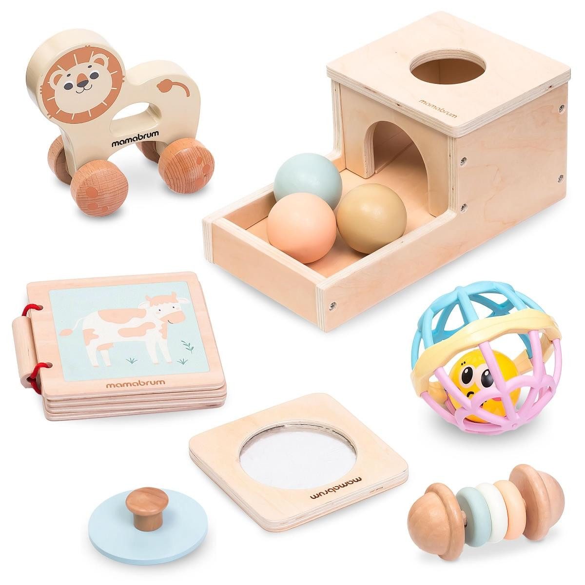 Lernspielzeug Montessori-Spielzeugset für Baby 7-12 Monate
