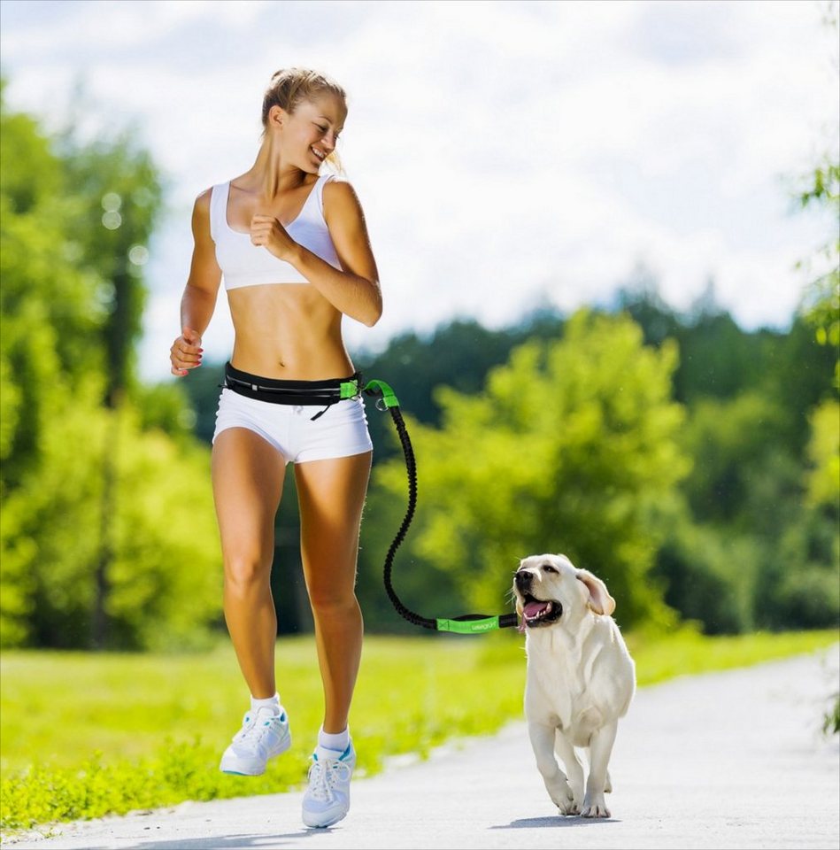 Thumbnail - Leisegrün Joggingleine Joggingleine für Hunde bis 60 kg, Nylon