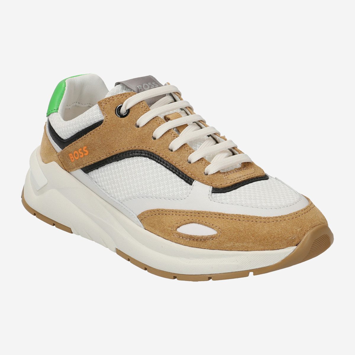 BOSS Boss 50471346 240 Skylar_Runn_mxsd, Sneaker, Braun kombiniert, Damen Sneaker