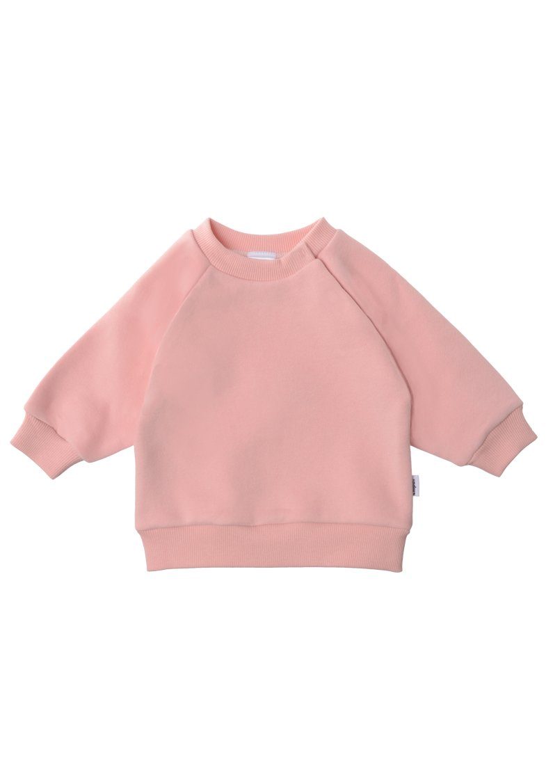 Rippbündchen Sweatshirt pink elastischen Liliput dusty mit
