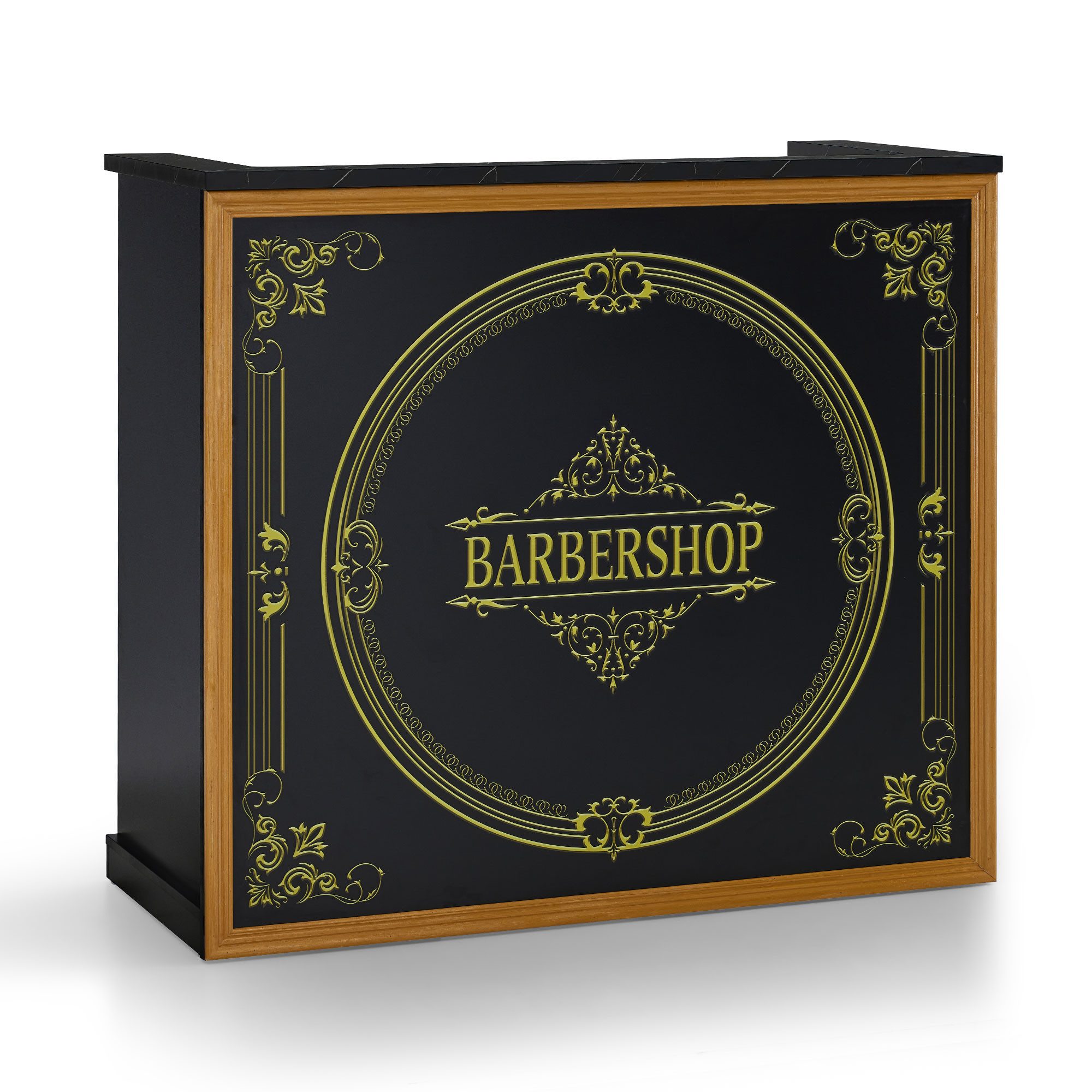 Barberpub Empfangstheke BarberPub Empfangstheke mit 2 Schubladen, Rezeptionstisch R9773