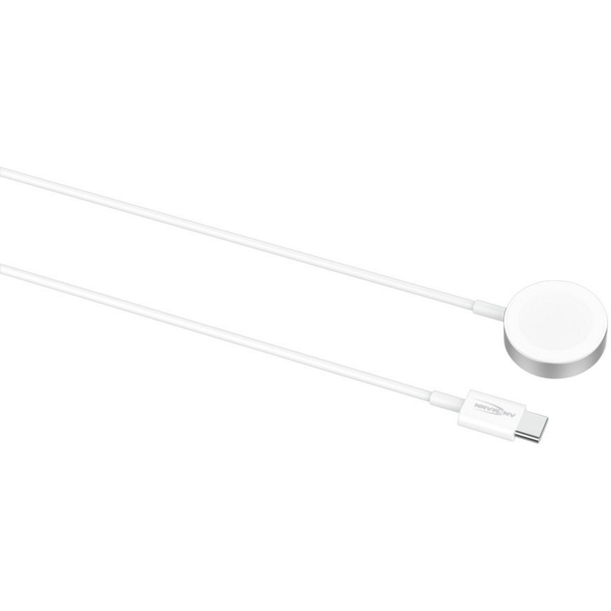 ANSMANN AG Ansmann USB-C Ladekabel für Apple Watch, Kabel, Netzteil