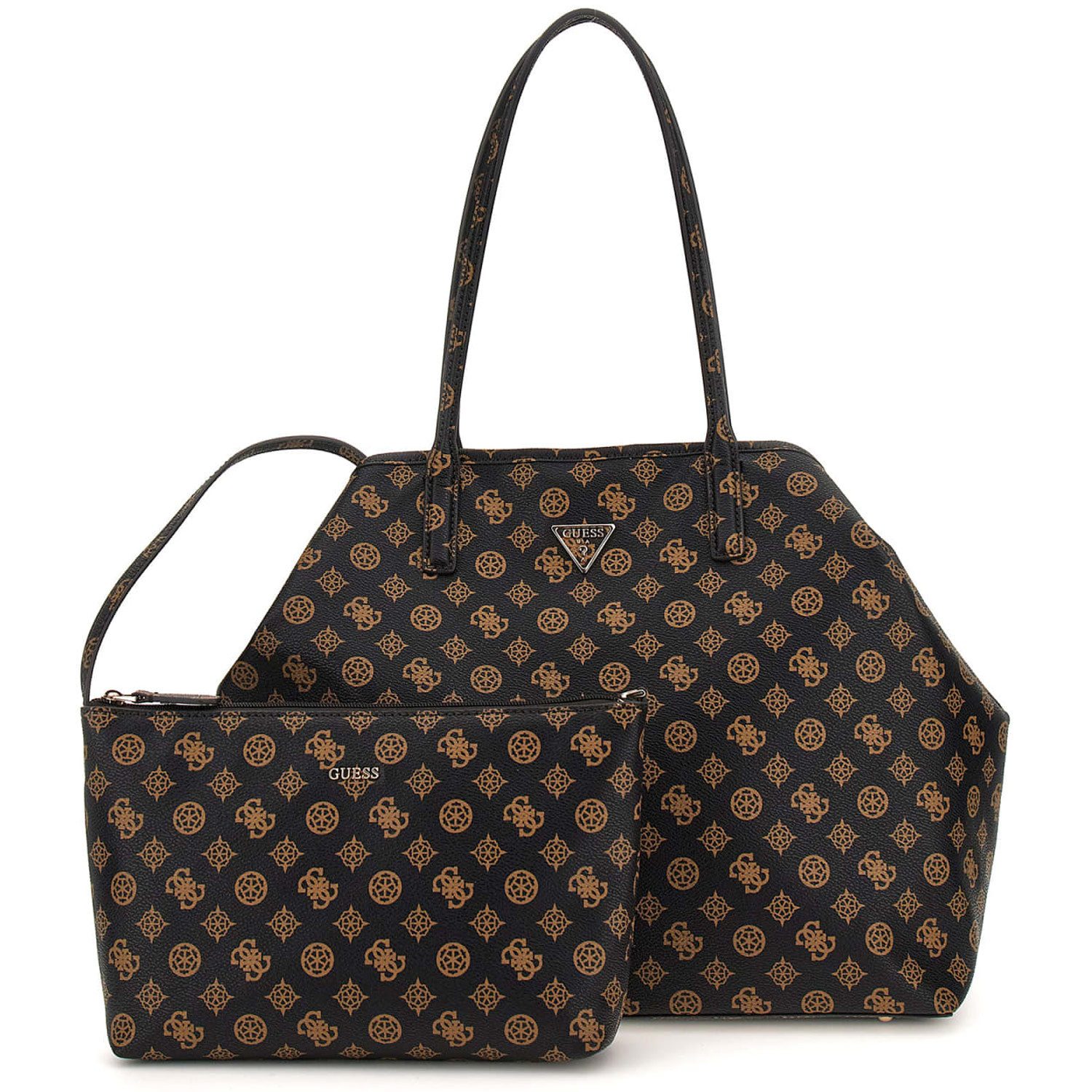 Guess Umhängetasche GUESS Shopper Handtasche Eco Victtoria Brown (1, 1-tlg. günstig online kaufen