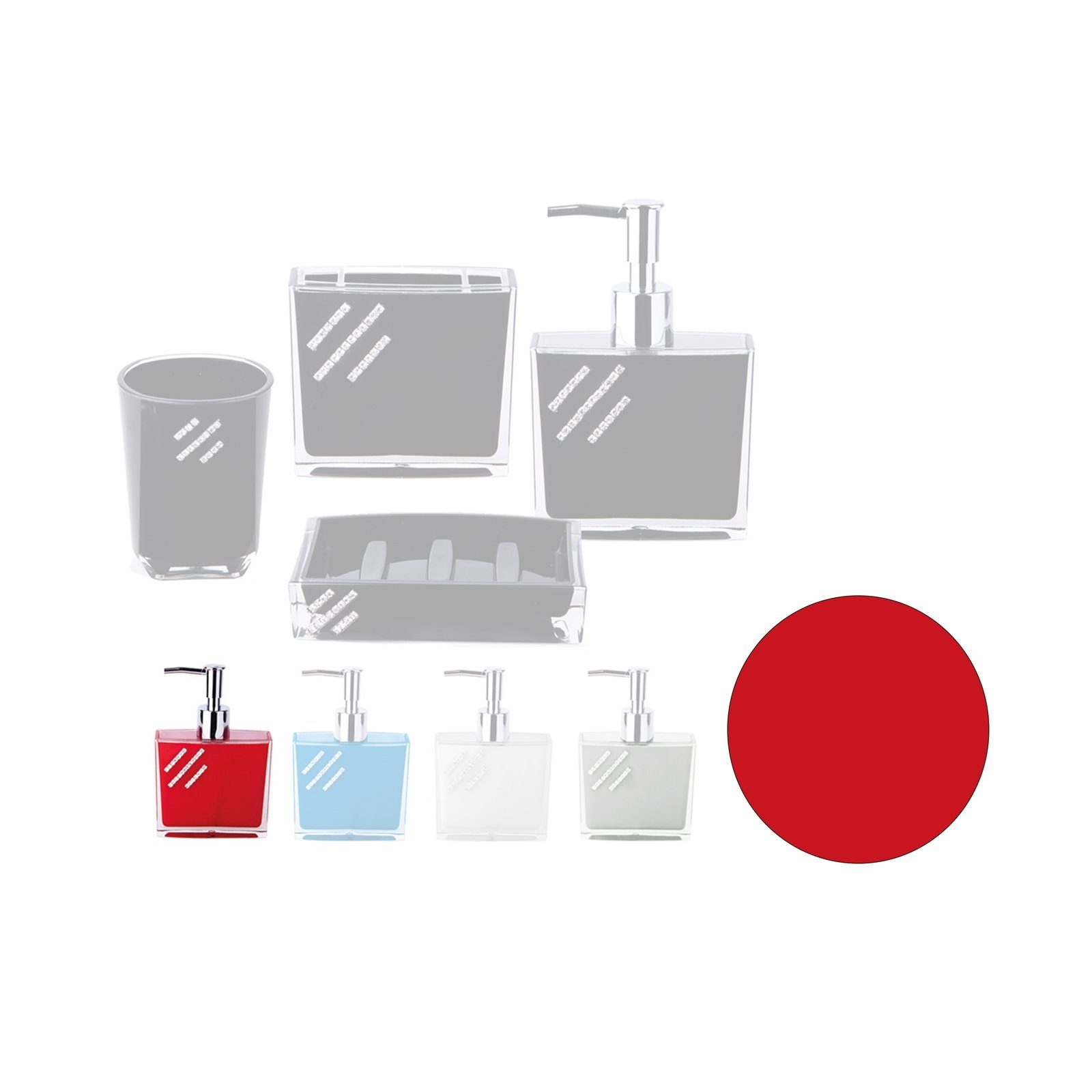 Schäfer Seifenspender Badezimmer-Set 4-tlg., (Set, 4-tlg) günstig online kaufen