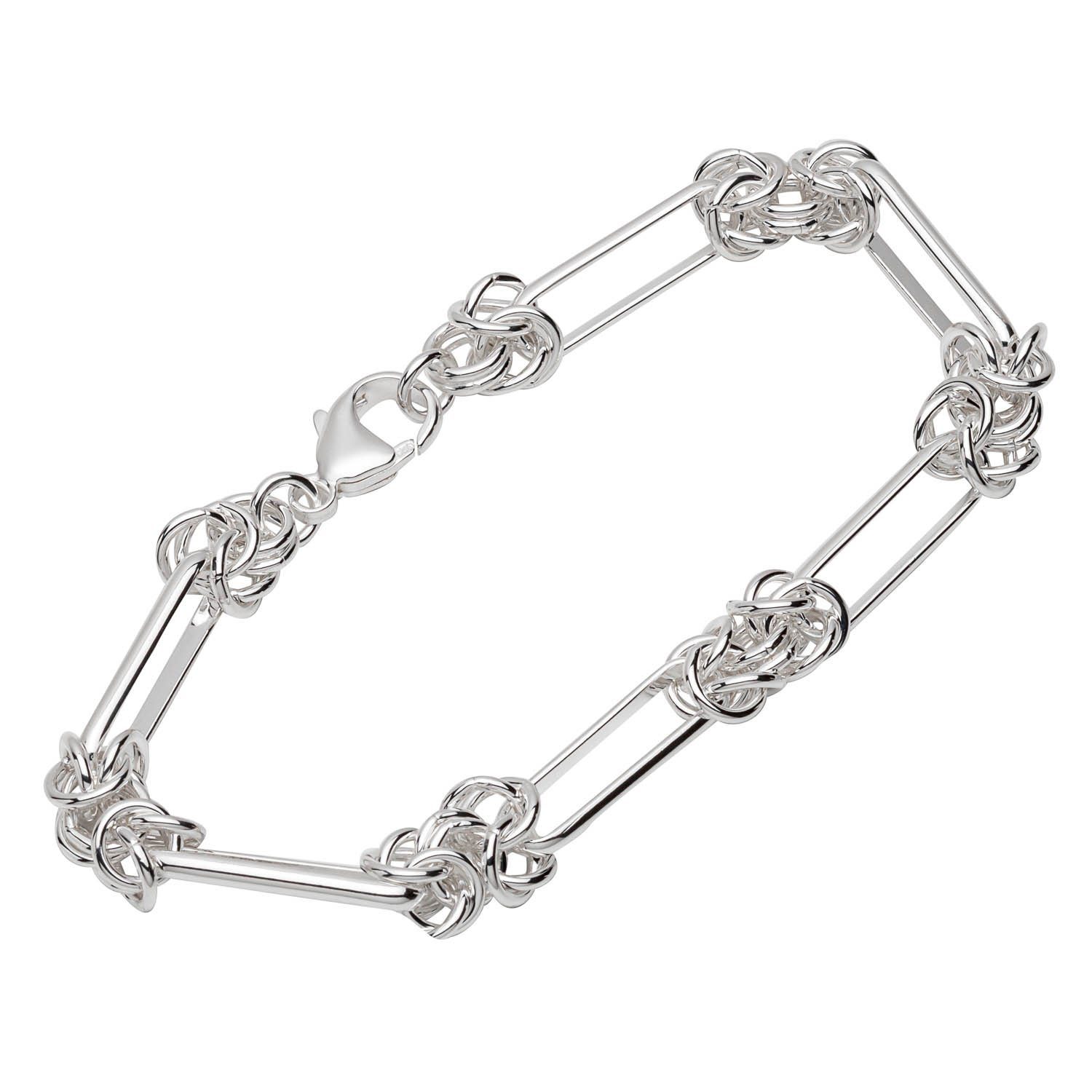 Silberarmband 925 Silber 22cm Designer Kette Damen 12833