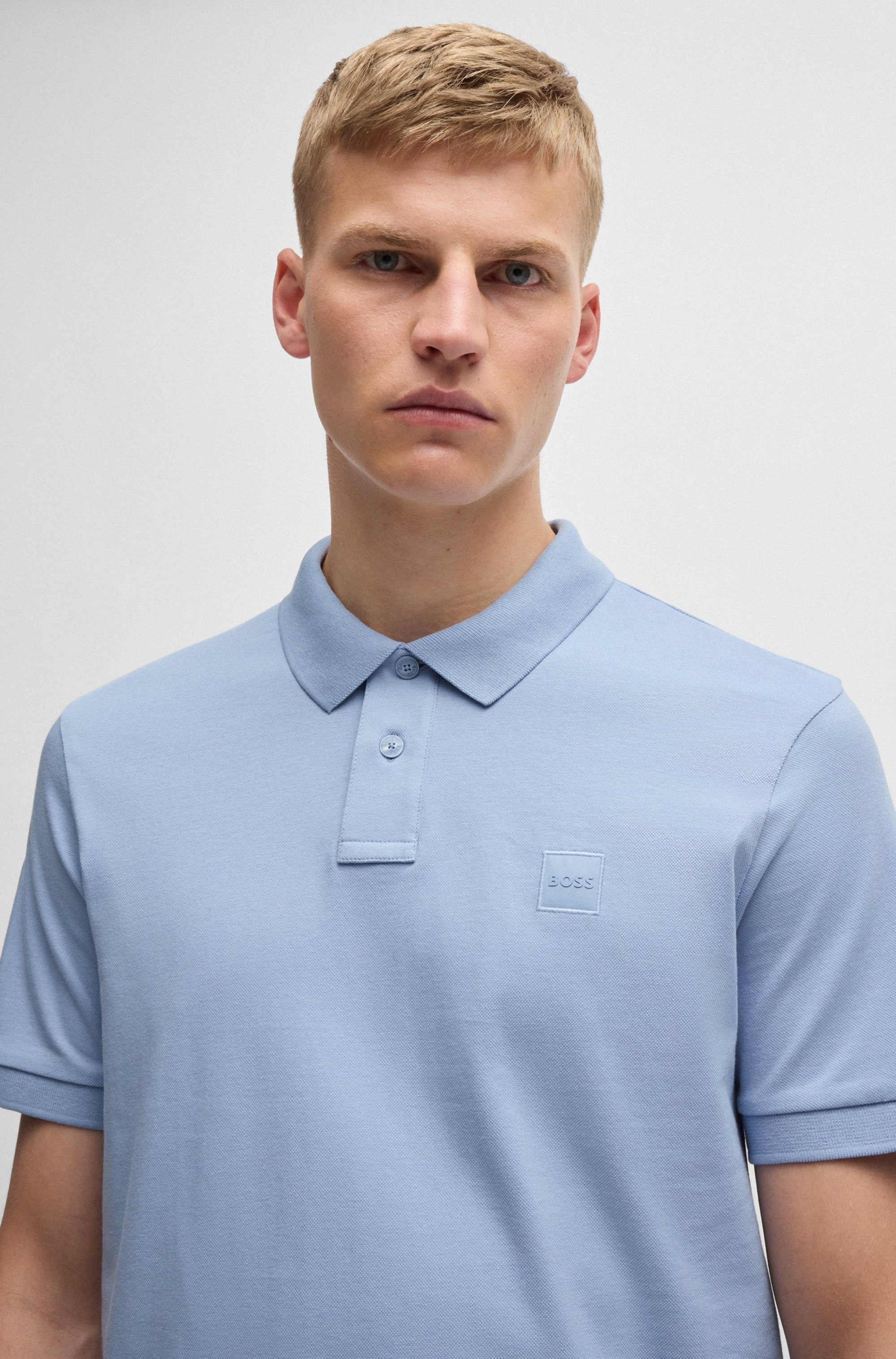 BOSS ORANGE Poloshirt Passenger Regular Fit Classic Stretch Pique Polo, pflegeleicht, Baumwolle mit Elasthan