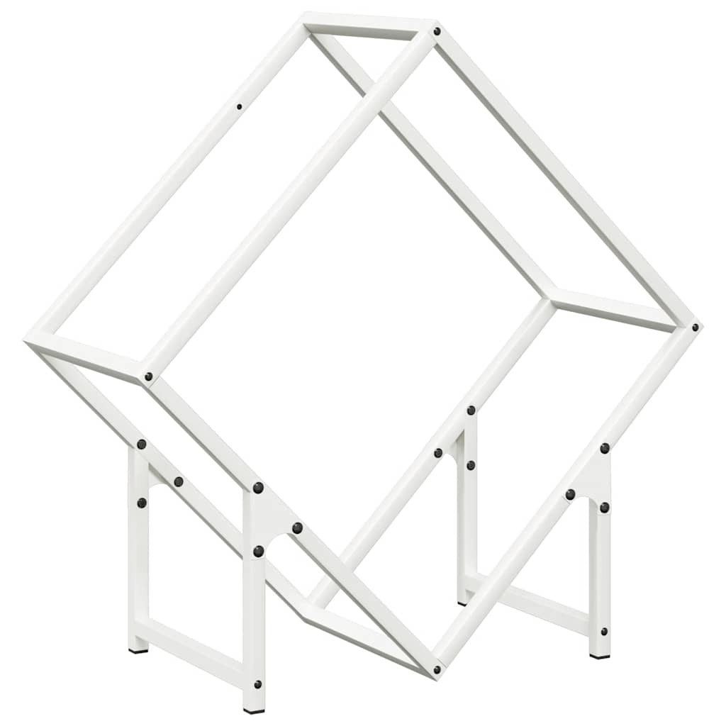 vidaXL Kaminholzregal Brennholzregal Weiß 60x25x60 cm günstig online kaufen