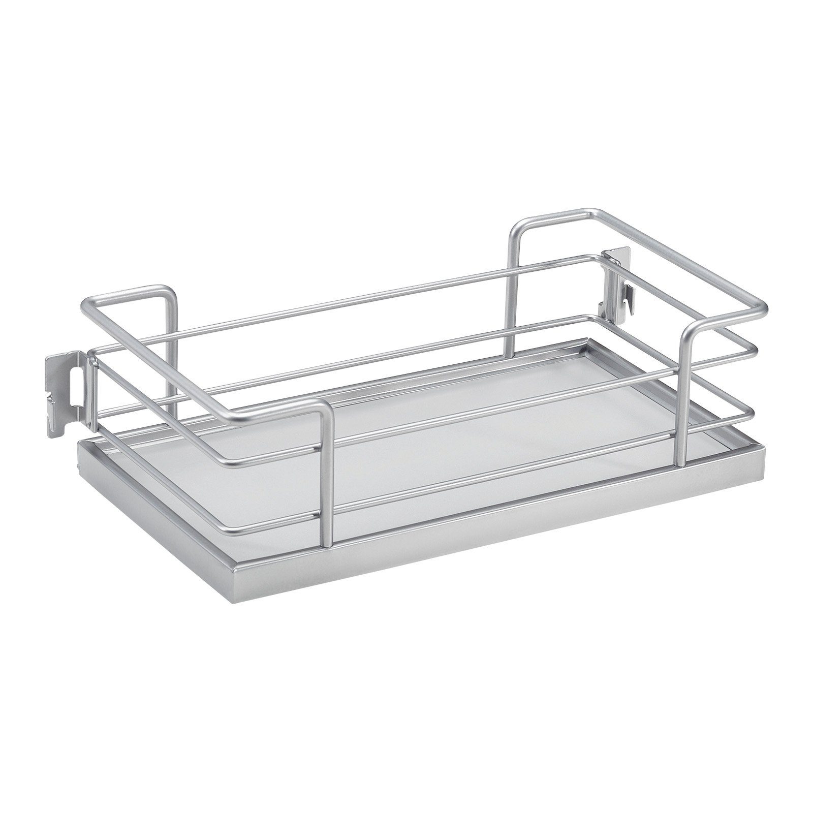 Kesseböhmer Auszugsboden Dispensa Tandem Auszugsrahmen und Side Türregal silbergrau, Dispensa Tandem Side Einhängetablar für 450 mm Schrankbreite