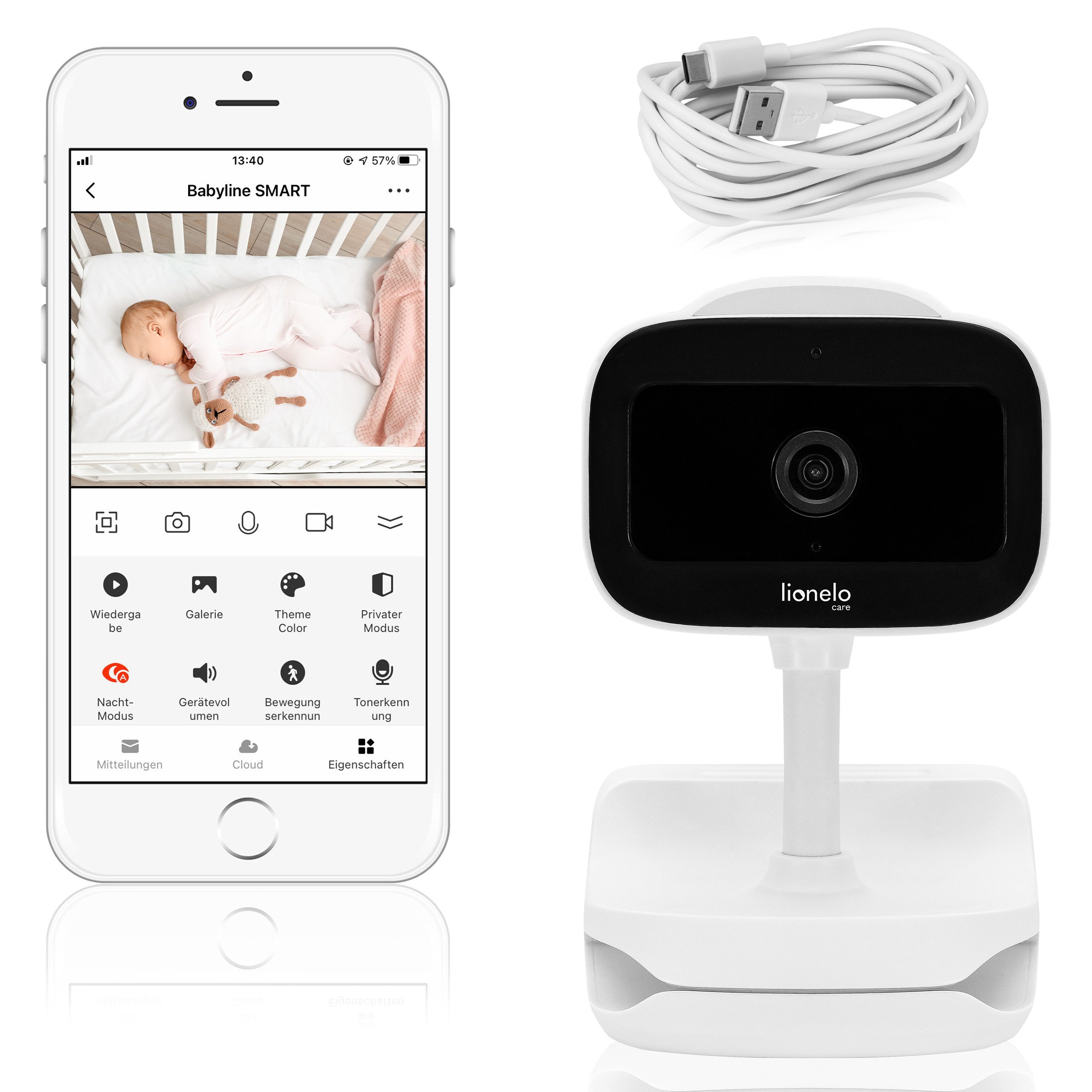 Video-Babyphone BabyLine Go