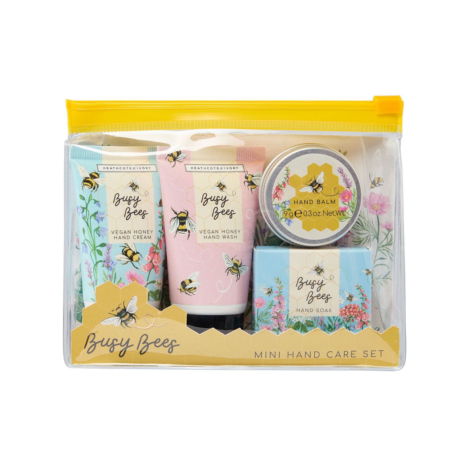 Heathcote & Ivory Handcreme Mini Set 99 ml, 1-tlg., Bussy Bees - Vegan Honey