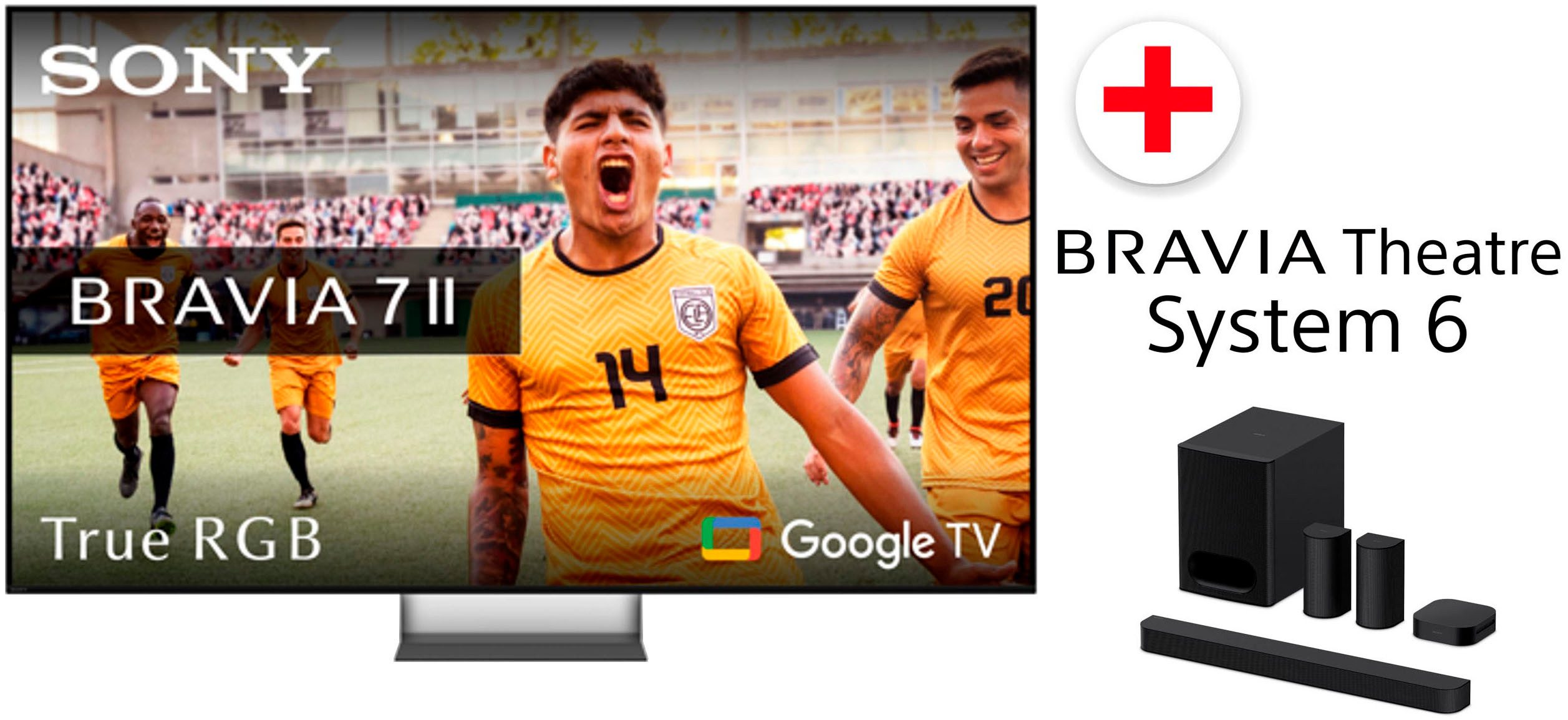 Sony K-85XR75M2 LED-Fernseher (215 cm/85 Zoll, 4K Ultra HD, Android TV, Google TV, BRAVIA 7 II + BRAVIA Theatre System 6 Soundbar)