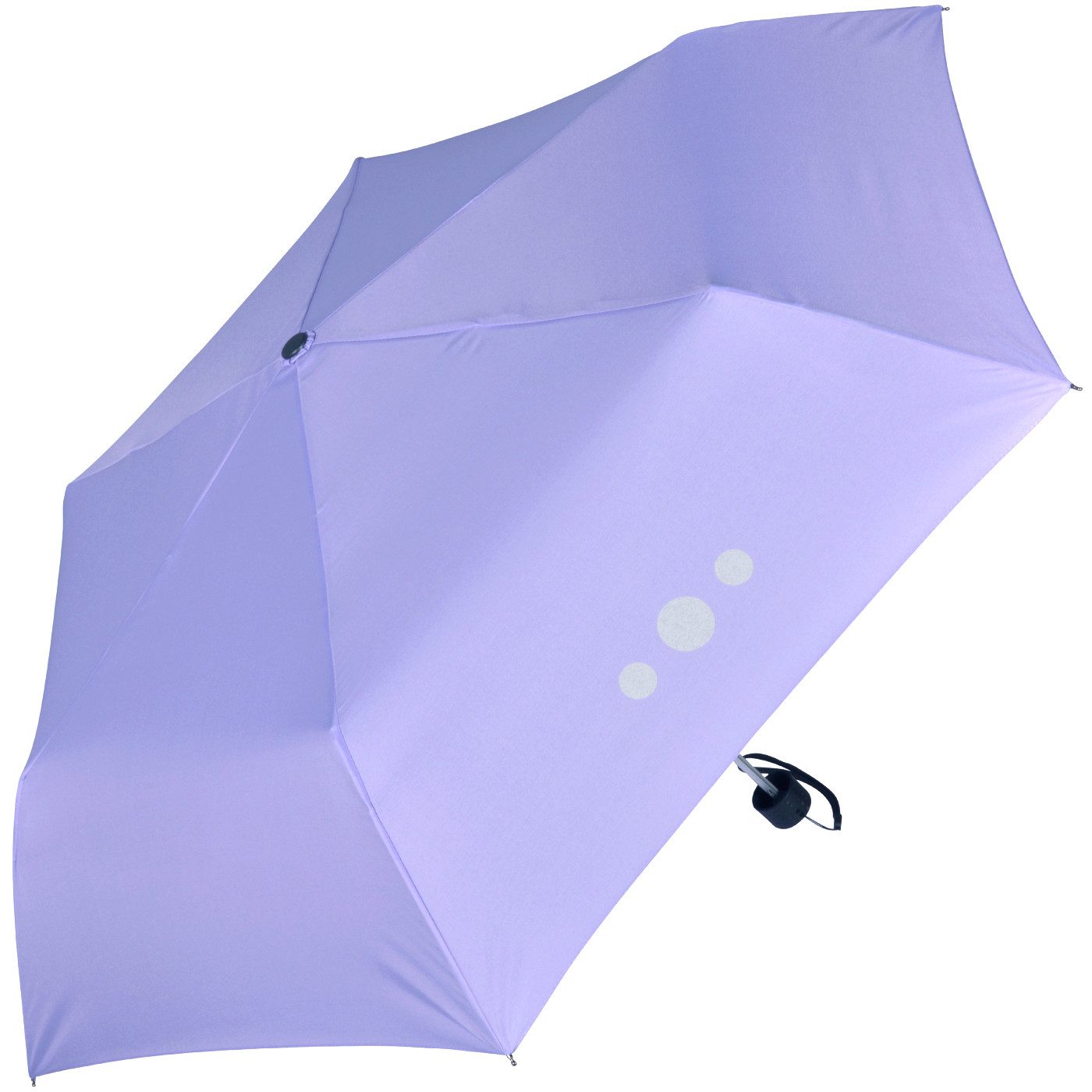 doppler® Taschenregenschirm Super-Mini Havanna Kids Reflex, kleiner, leichter Kinderschirm mit reflektierenden Aufdrucken – Bild 5 von 5