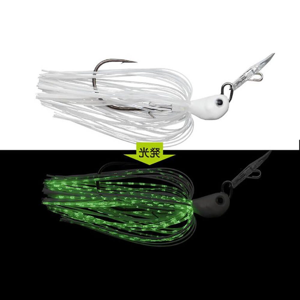 Evergreen International Kunstköder Evergreen Jack Hammer SB Blade Jig Chatterbait 10,6g, (1-St) #55 Secret White