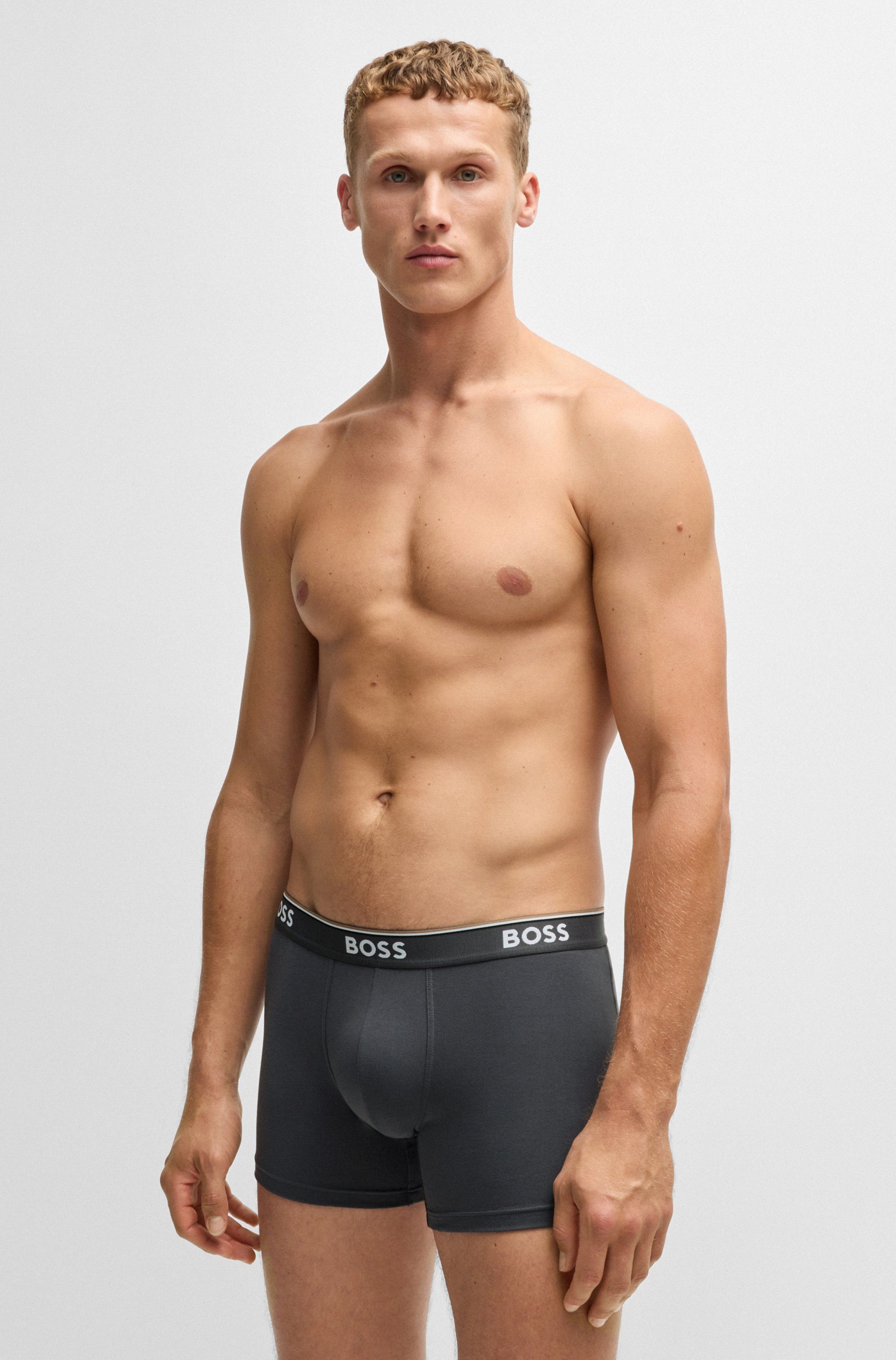 BOSS Langer Boxer Brief 3 PACK günstig online kaufen
