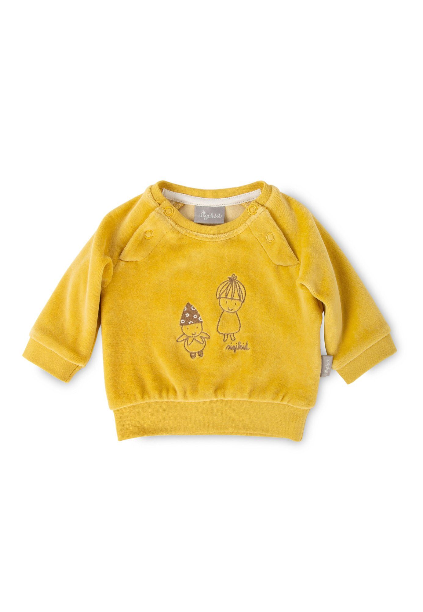 Sigikid gelb Shirt Langarmshirt (1-tlg) Baby Nicki Langarmshirt