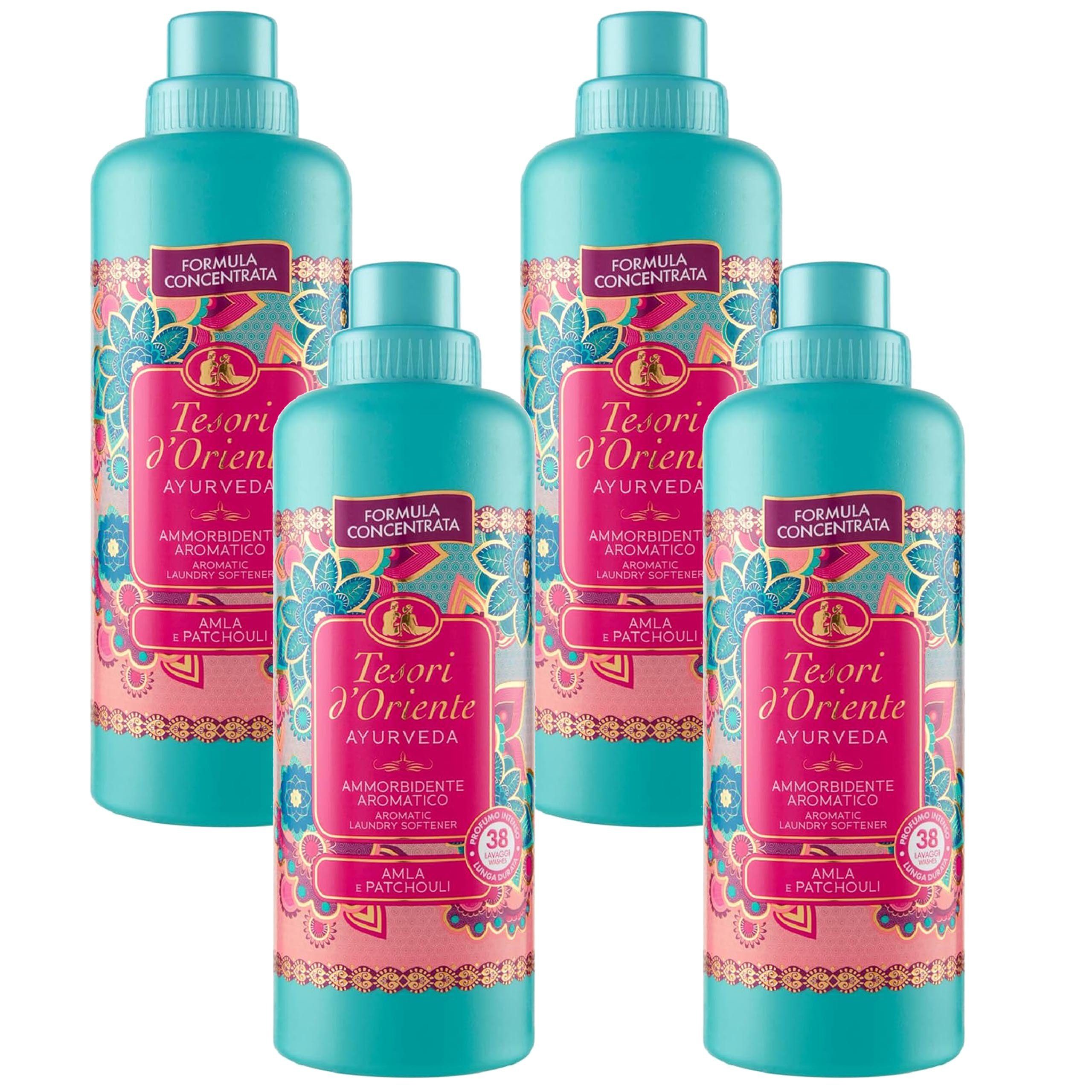 Tesori d'Oriente Ayurveda konzentrierter Weichspüler 760 ml x4 Weichspüler