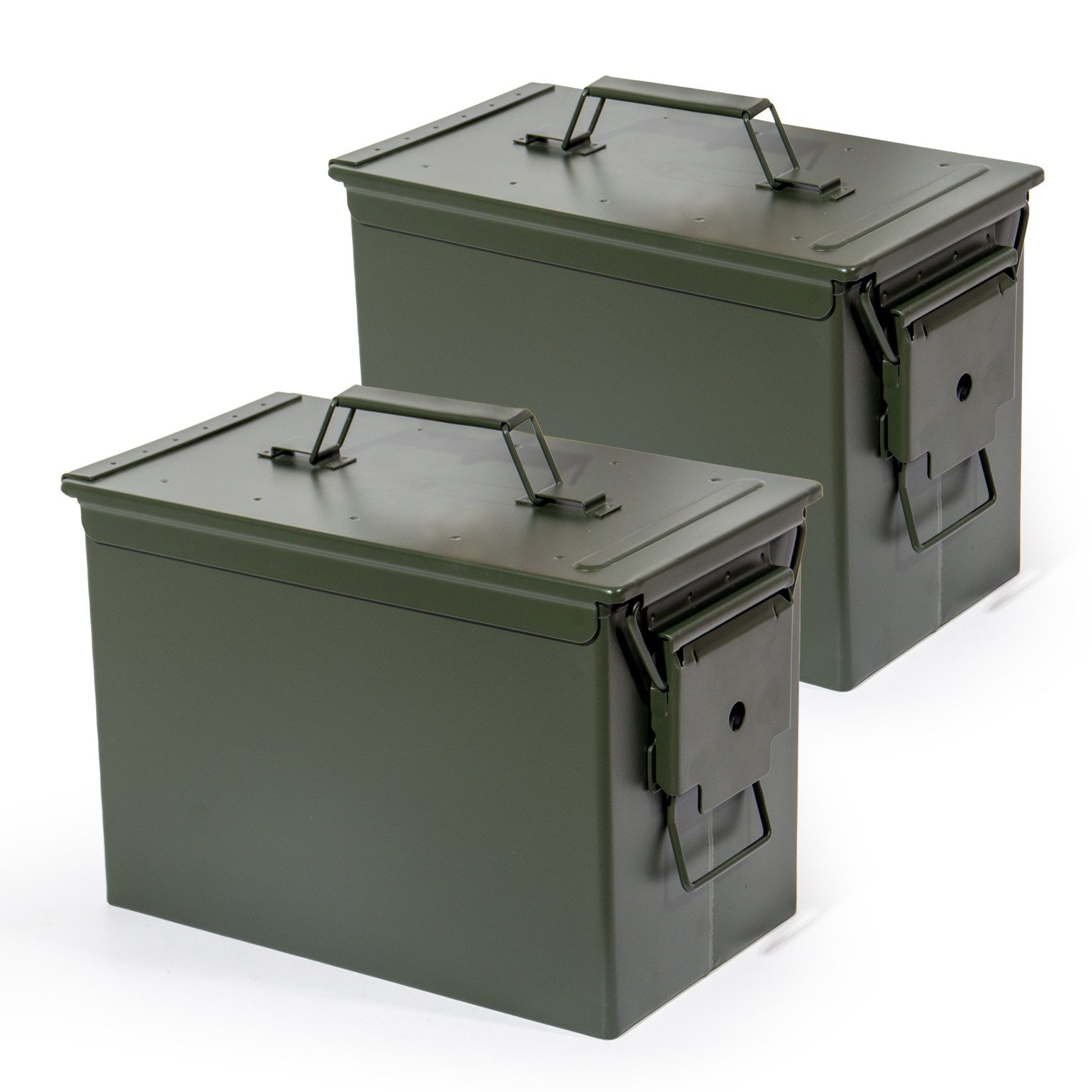 Zedelmaier Aufbewahrungsbox Munitionskiste, Ammo Box, Patronenbox, Aufbewahrungsbox für Lithiumbatterien, Munition