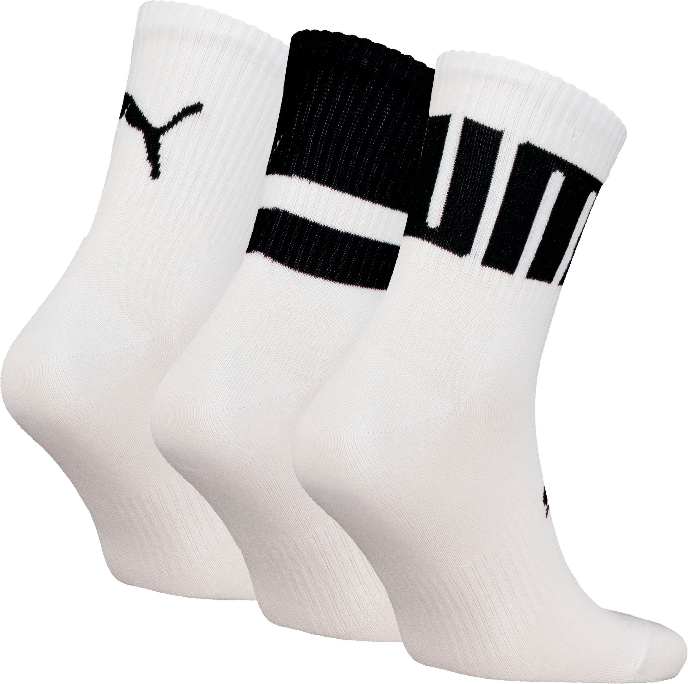 PUMA SHORT Socken CREW PUMA BIG 3-Paar) LOGO (Packung, Unisex Short-Socks UNISEX