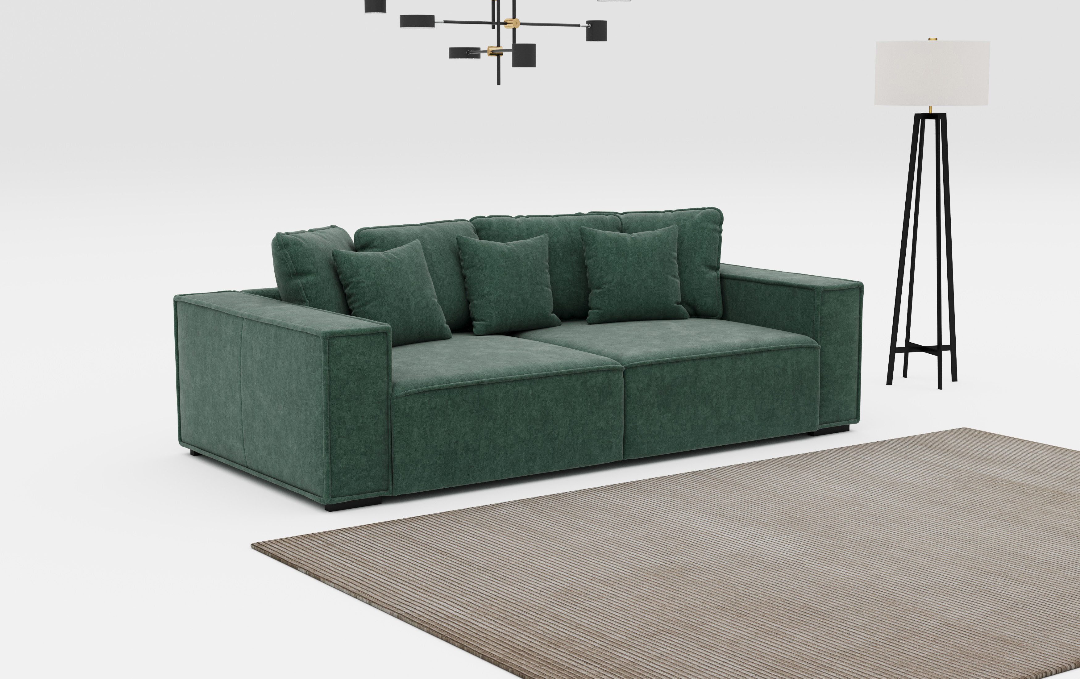 INOSIGN Big-Sofa Surf, mit 7 Kissen, günstig online kaufen