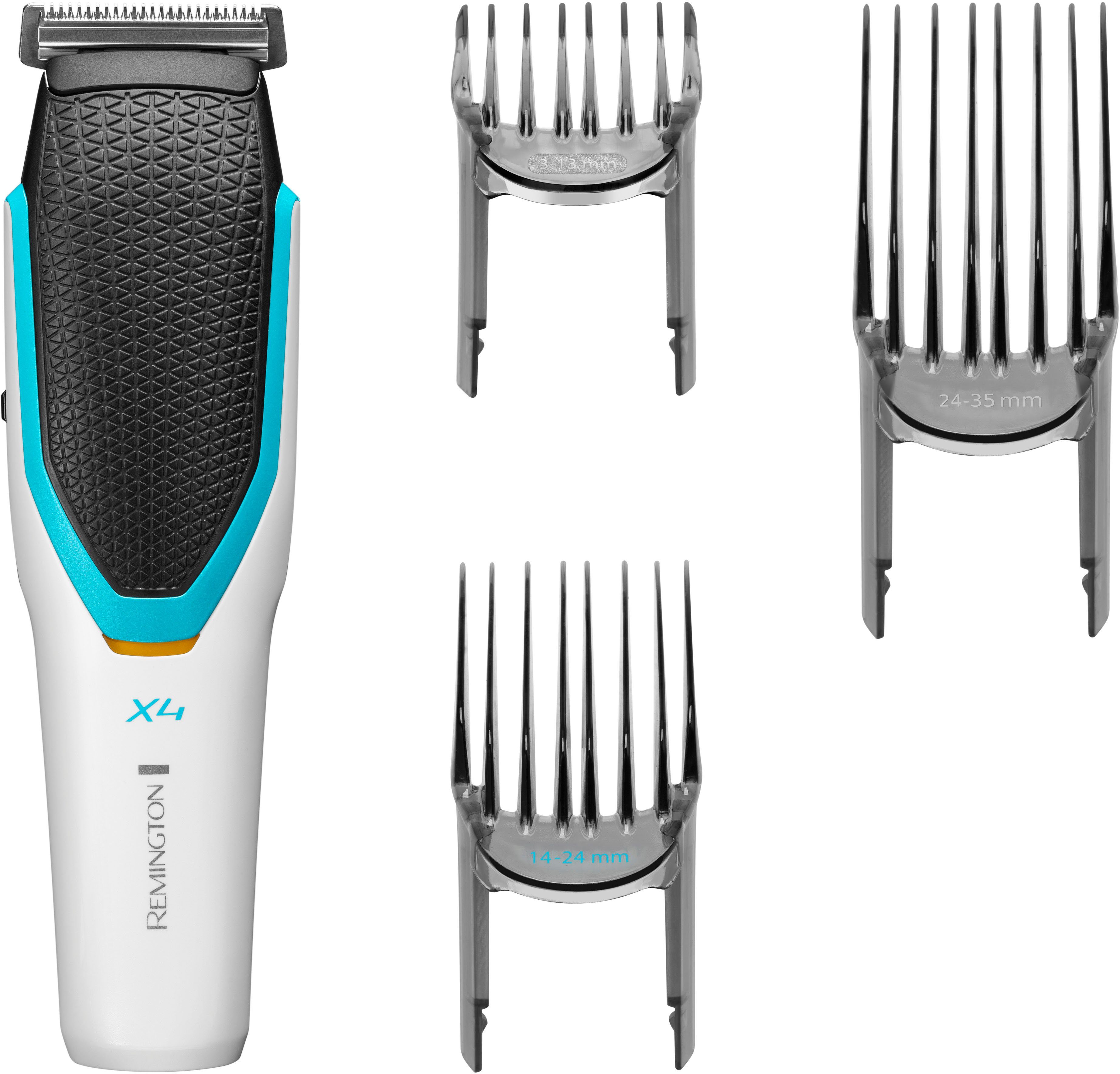 Remington Haarschneider Power-X Series HC4000, mit Längeneinstellrad, abnehm- und abwaschbare Klingen