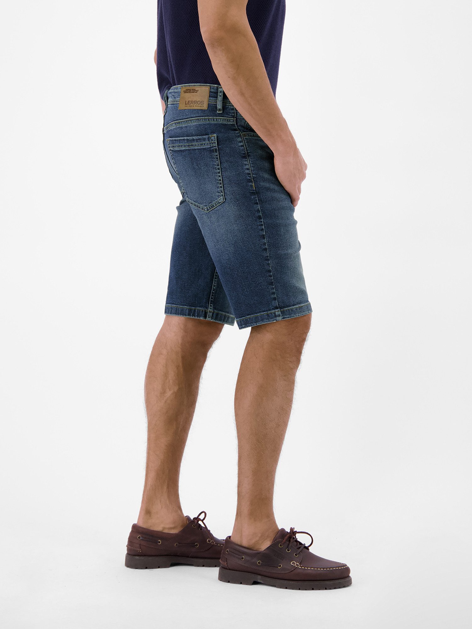 LERROS Shorts Denim Bermuda aus flexiblem Baumwollmischgewebe