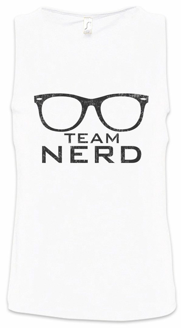 Tanktop Team Nerd Ärmelloses T-Shirt Geek Freak Gamer Informatiker