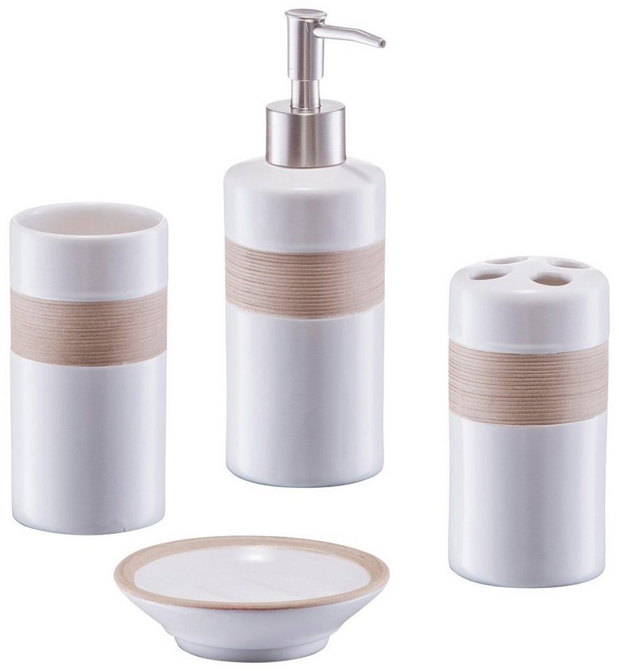 ZELLER Bad-Accessoire-Set , 4-tlg. online kaufen | OTTO ZELLER Bad-Accessoire-Set , 4-tlg. online kaufen | OTTO