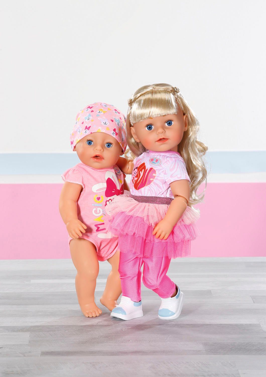 Style&Play, Sister Baby 43 Stehpuppe blond, cm Born
