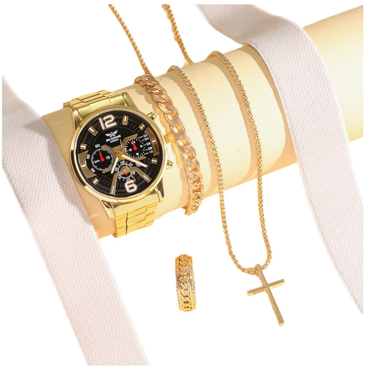 ibettertec Quarzuhr Herren Stahl Gürtel Uhr günstig online kaufen
