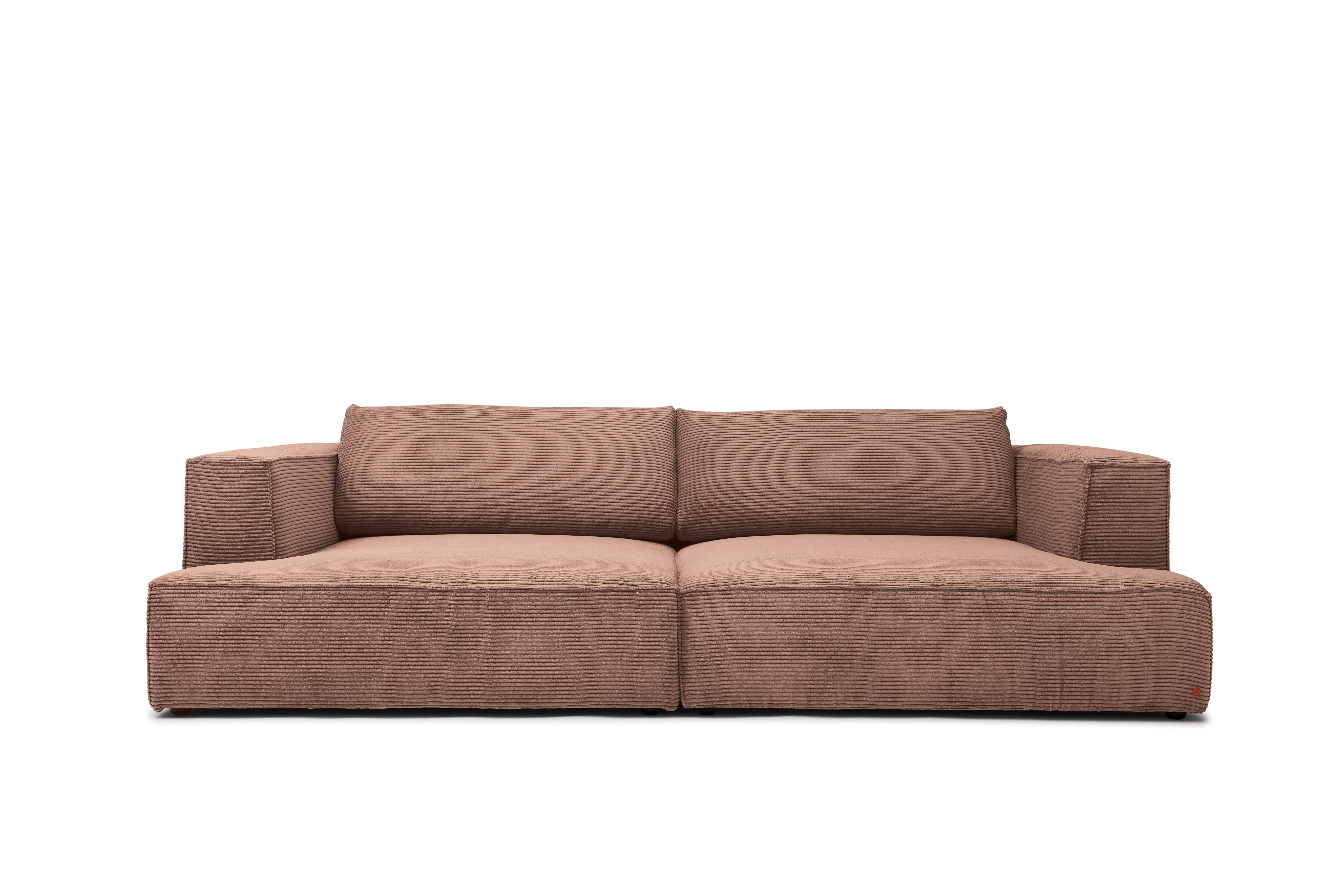 HOME OF COLORS Big-Sofa BIG CUBE – das kubische Megasofa mit extra-tiefem, soften Sitzgefühl, in weichem Cordstoff und vielen schönen Farben