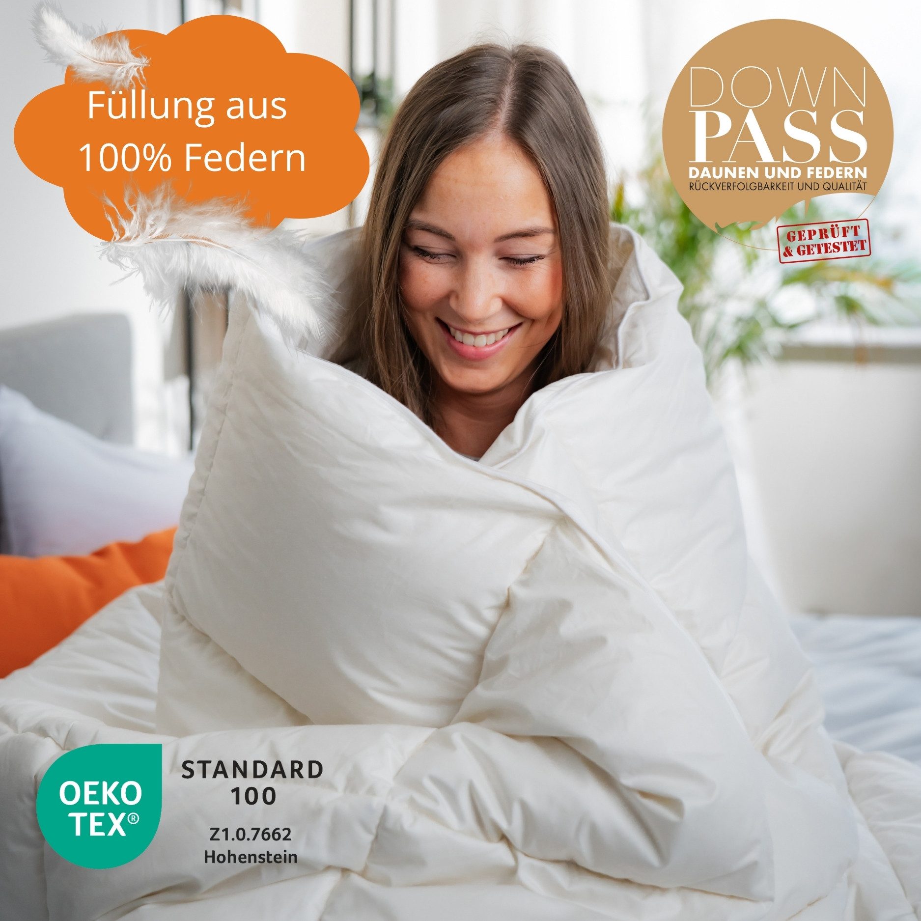 sleepling Federbettdecke für den Winter in den Größen 135x200, 155x220 und günstig online kaufen