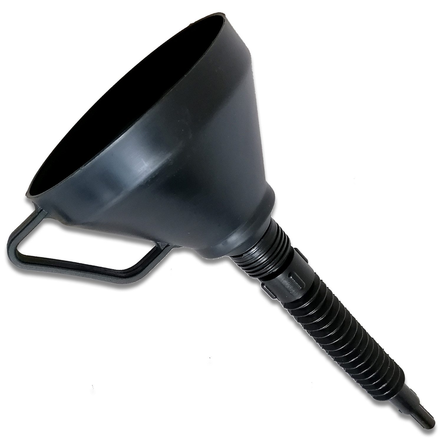 Impulse Innovation Öltrichter Einfülltrichter, mit Sieb & flexiblem Stutzen, Ø150mm