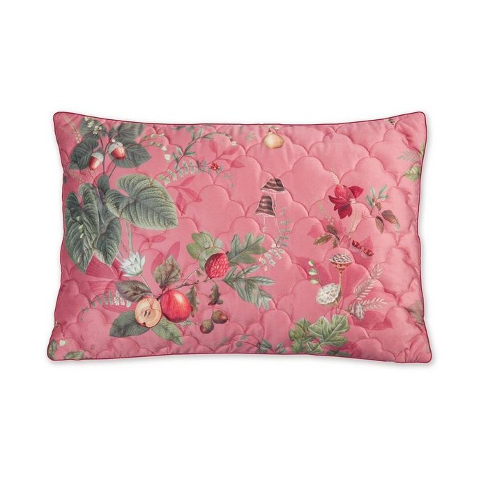 PiP Studio Dekokissen Fall In Leaf Quilted Cushion Pink 42X65 Rosa 42