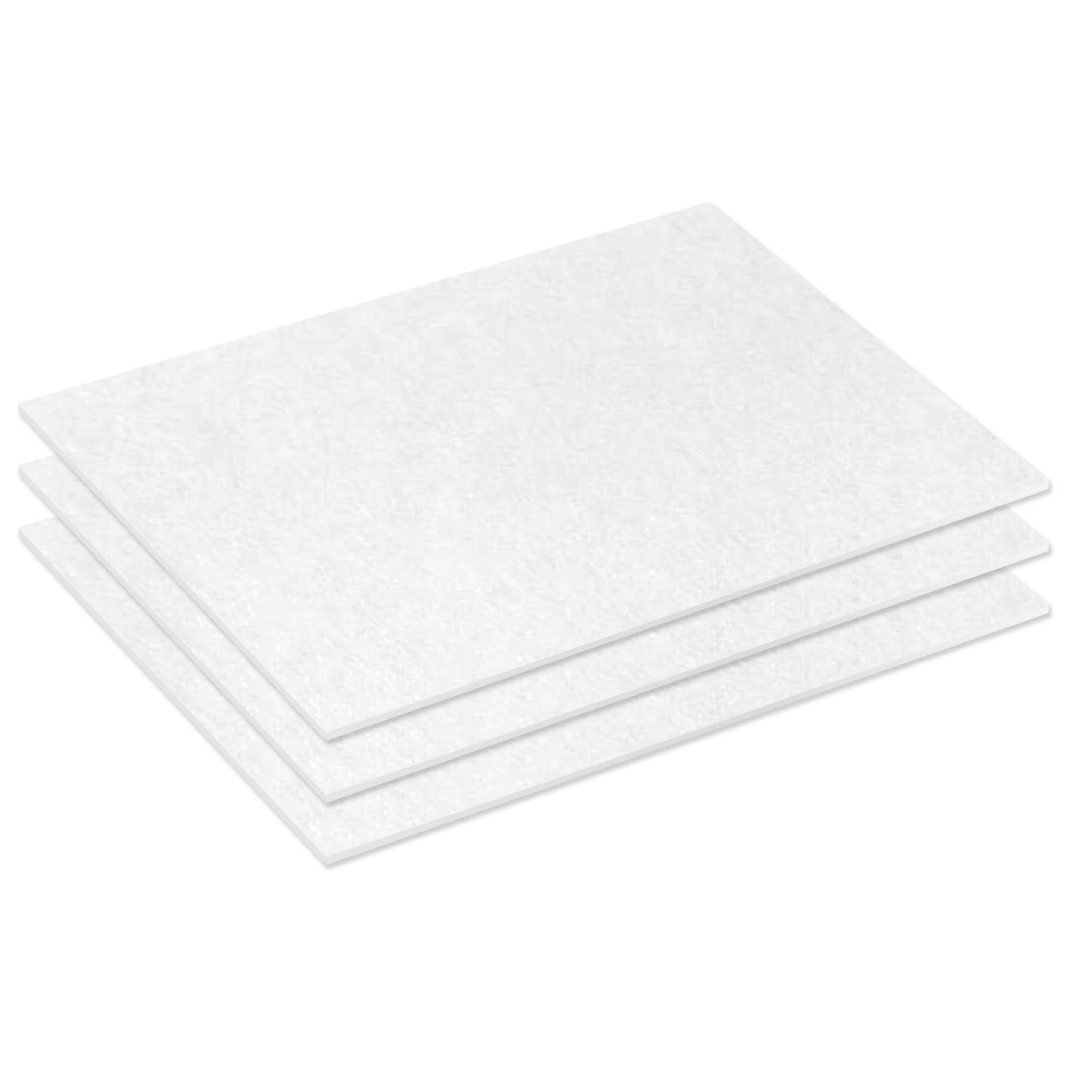 McFilter Microfilter 3x Universal Motorfilter Luftfilter Abluftfilter, Zubehör für alle handelsüblichen Staubsauger, zuschneidbar