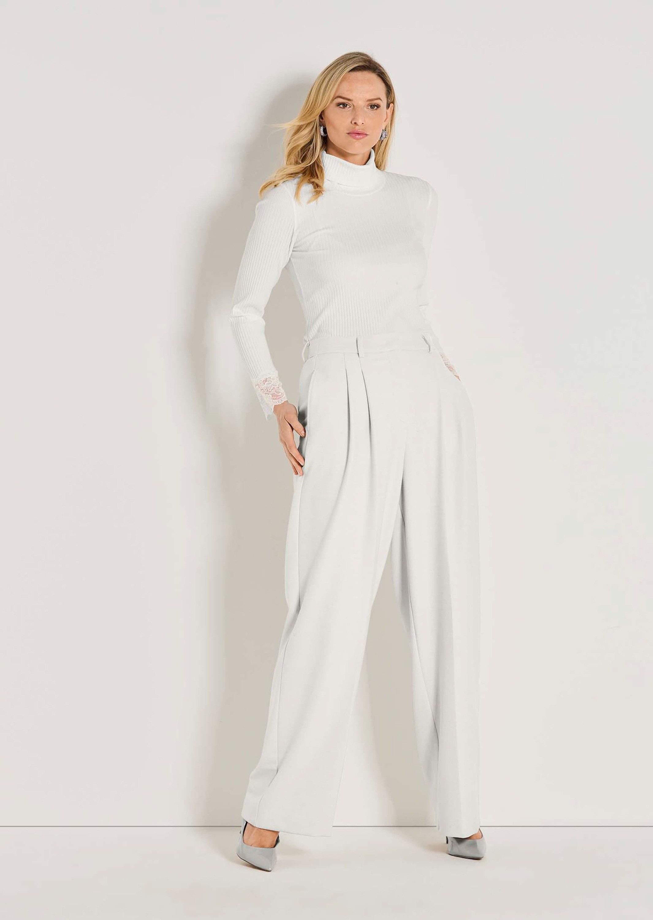 MADELEINE Bundfaltenhose Weite Bundfaltenhose mit Formbund Palazzohose mit günstig online kaufen