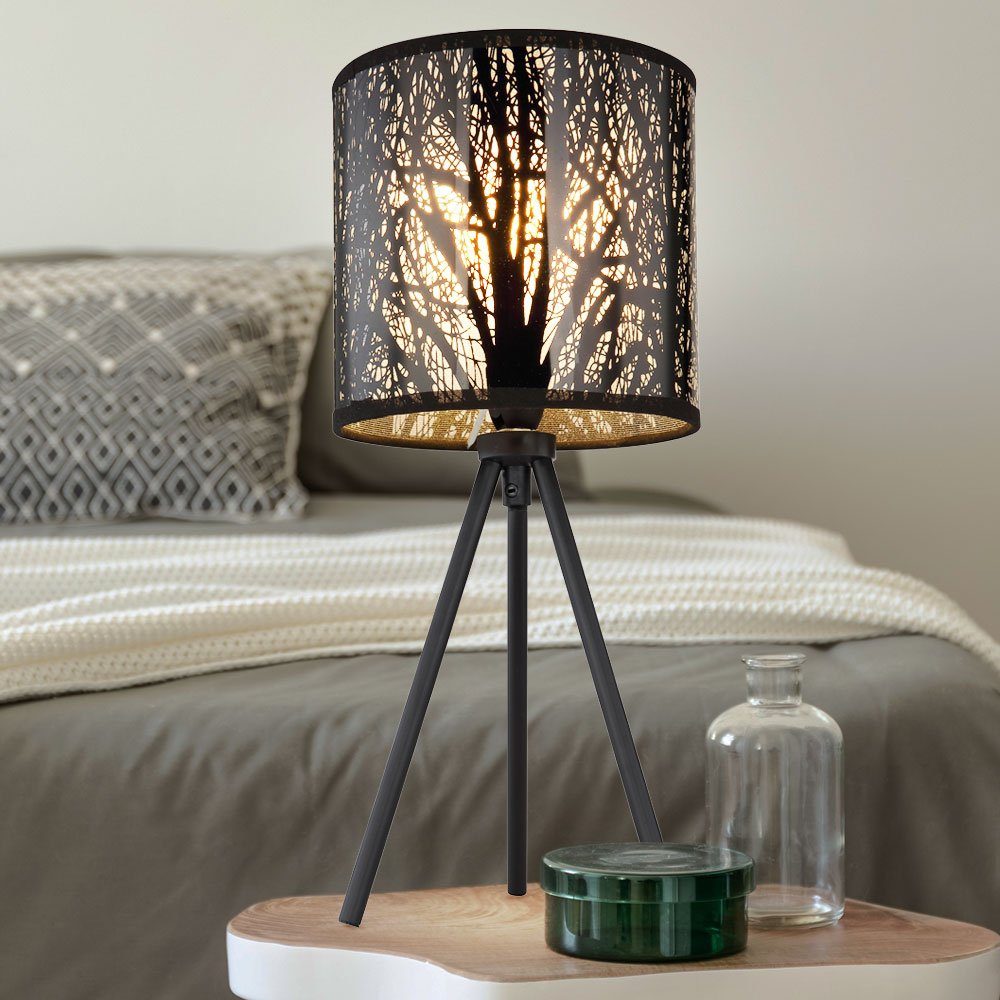 Ess Lampe- Zimmer Schreib Stoff Leuchtmittel Leuchte Beistell Tisch Warmweiß, inklusive, Design LED Tischleuchte, etc-shop