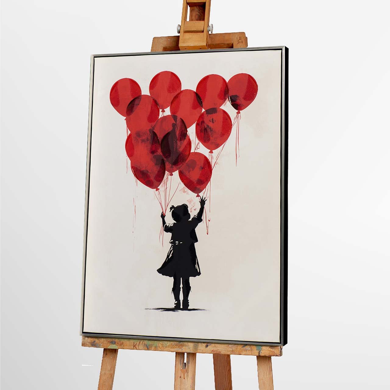 ArtUniverse Gemälde Balloon Girl 60x90 cm, .