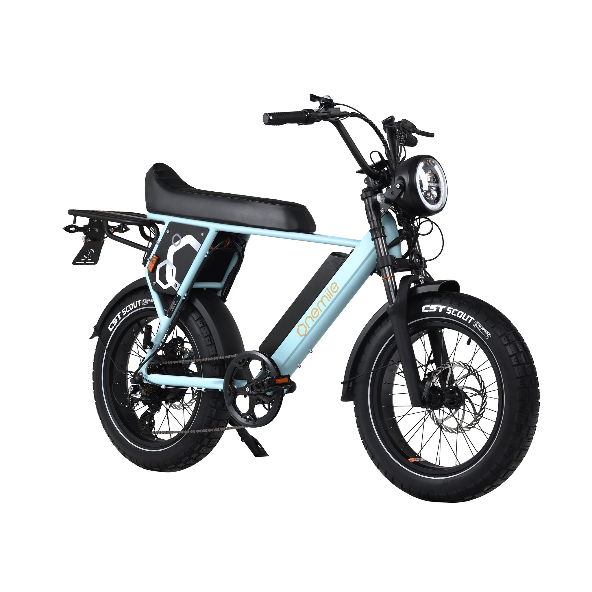 DOTMALL E-Bike Mountainbike Onemile Scrambler Pro S,52V 19.2AH Akku,mit Straßenzulassung